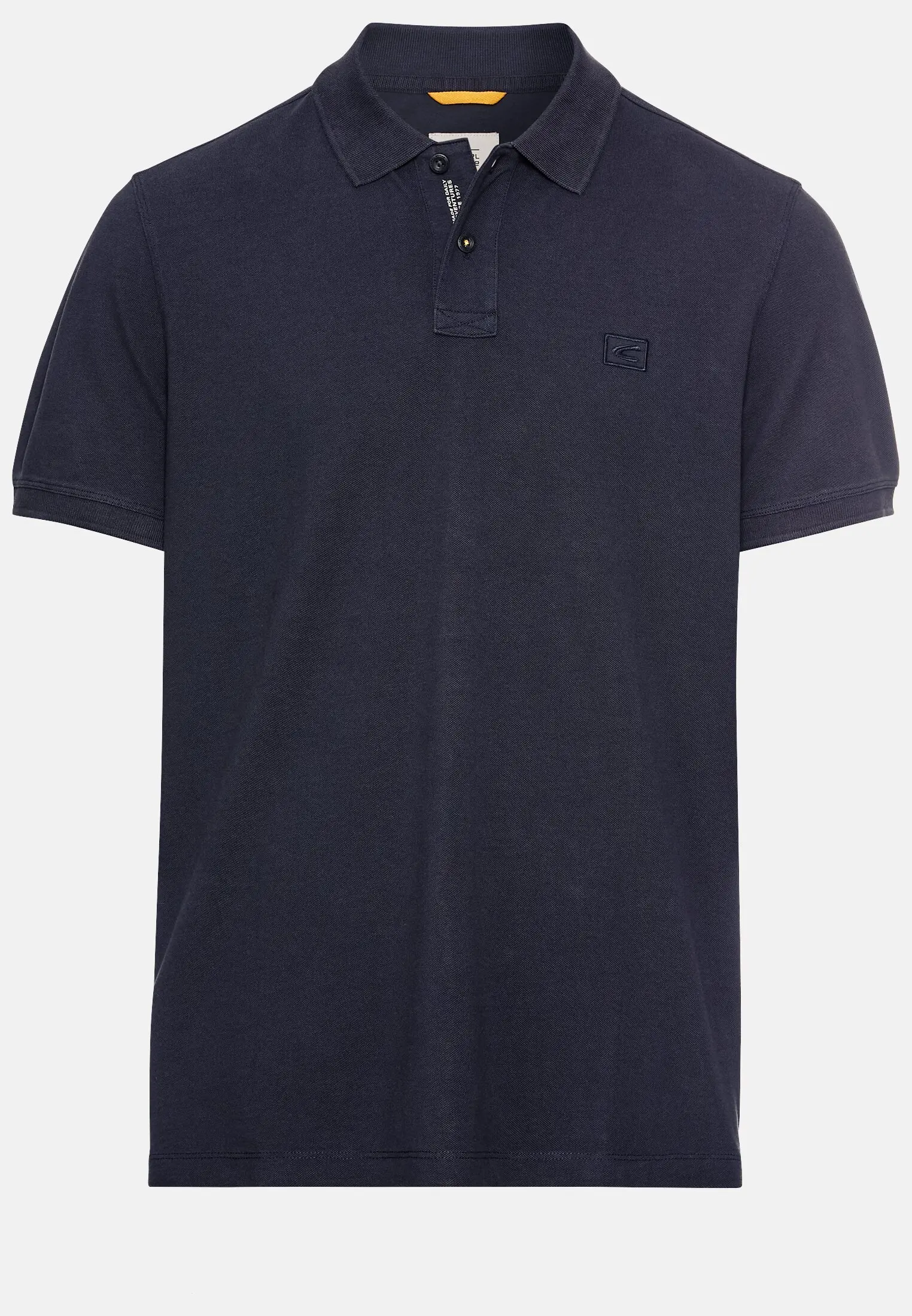 Herren Halbarm Poloshirt aus reiner Baumwolle Nachtblau