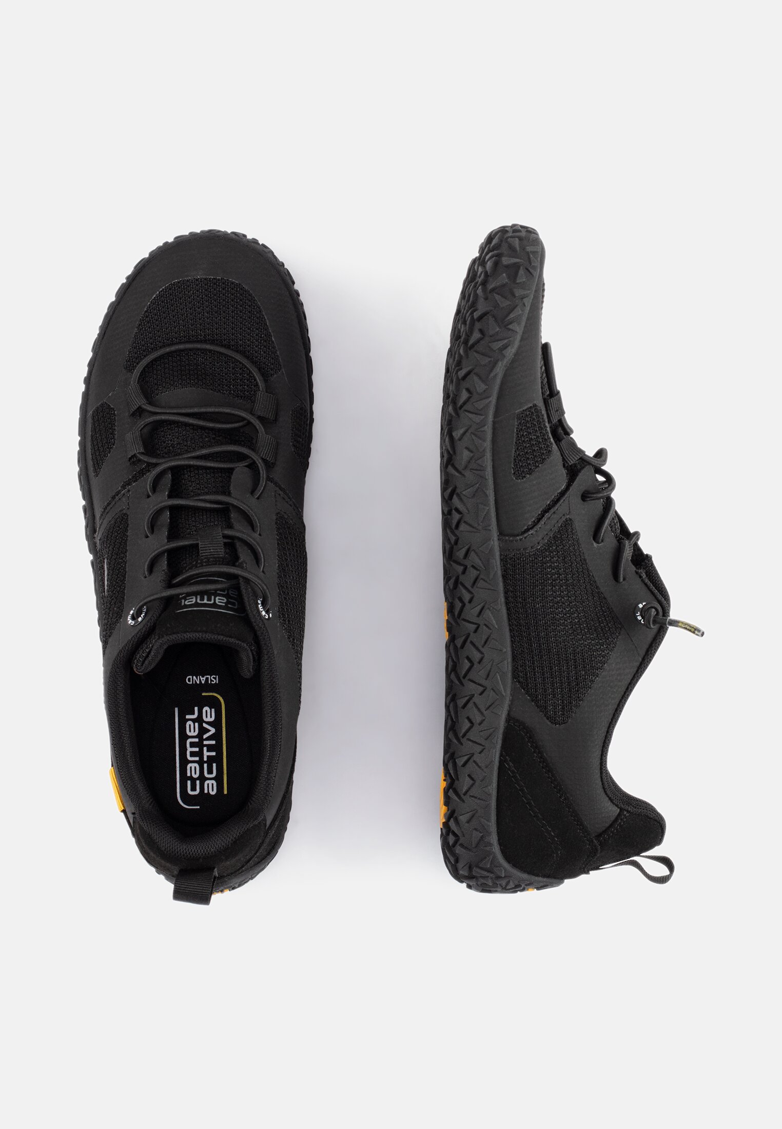 MI_54ILA10-0706-100_1G-00 Men Sneakers with a flexible sole Black frontal top