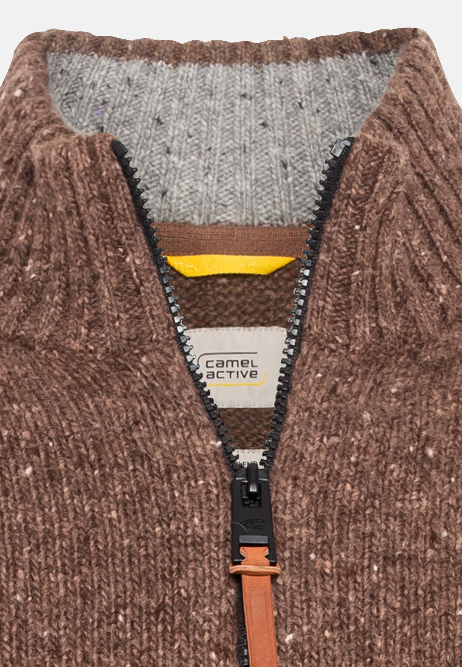 Cashmere Cardigan Strickjacke Damen Camel Braun Strickmantel