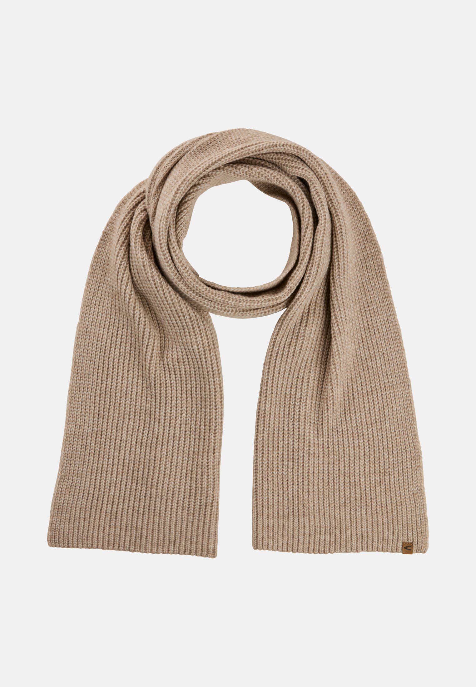 Women Scarf made of soft materialmix Caramel frontal front