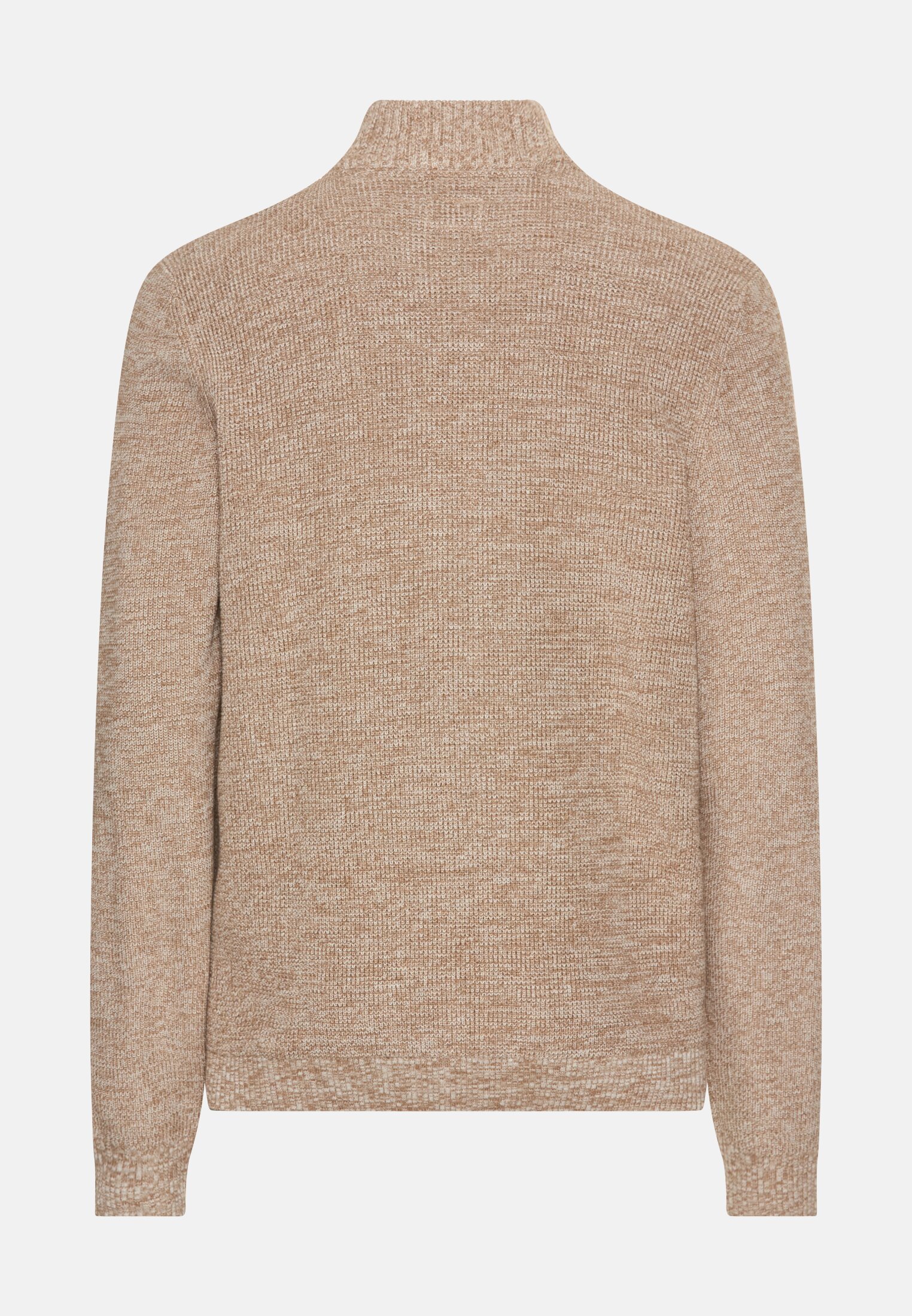 Men Knitted Cardigan made from a soft cotton blend Oats frontal back