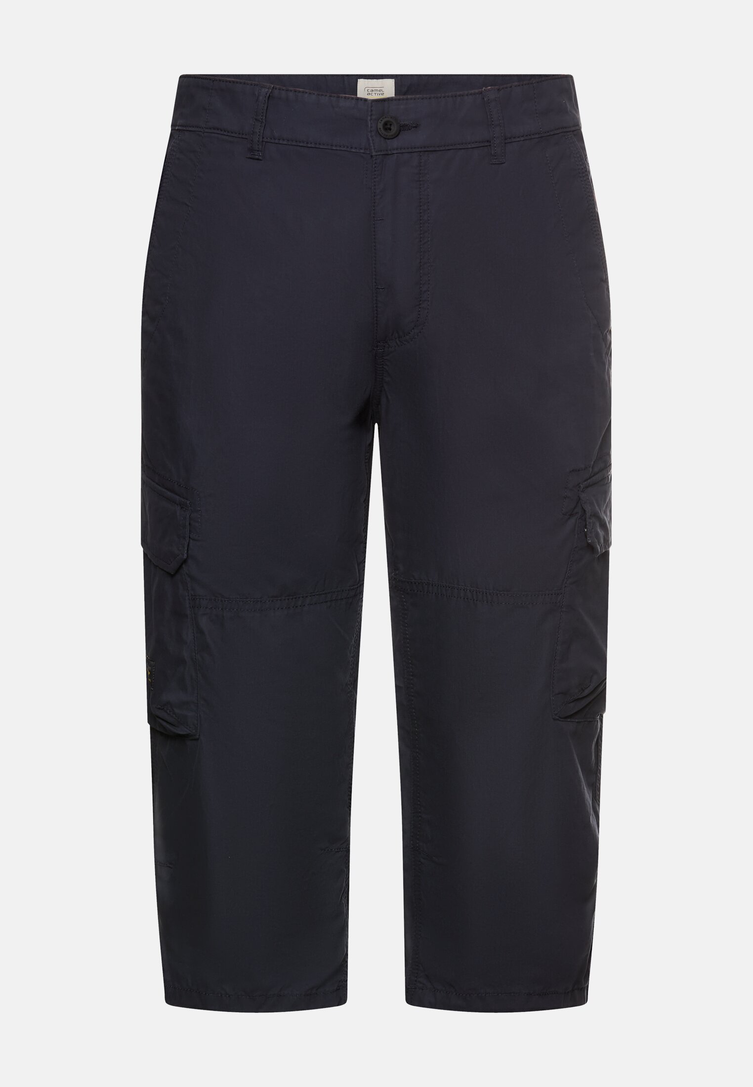 Men Cargo shorts made from pure cotton Dark Blue frontal front