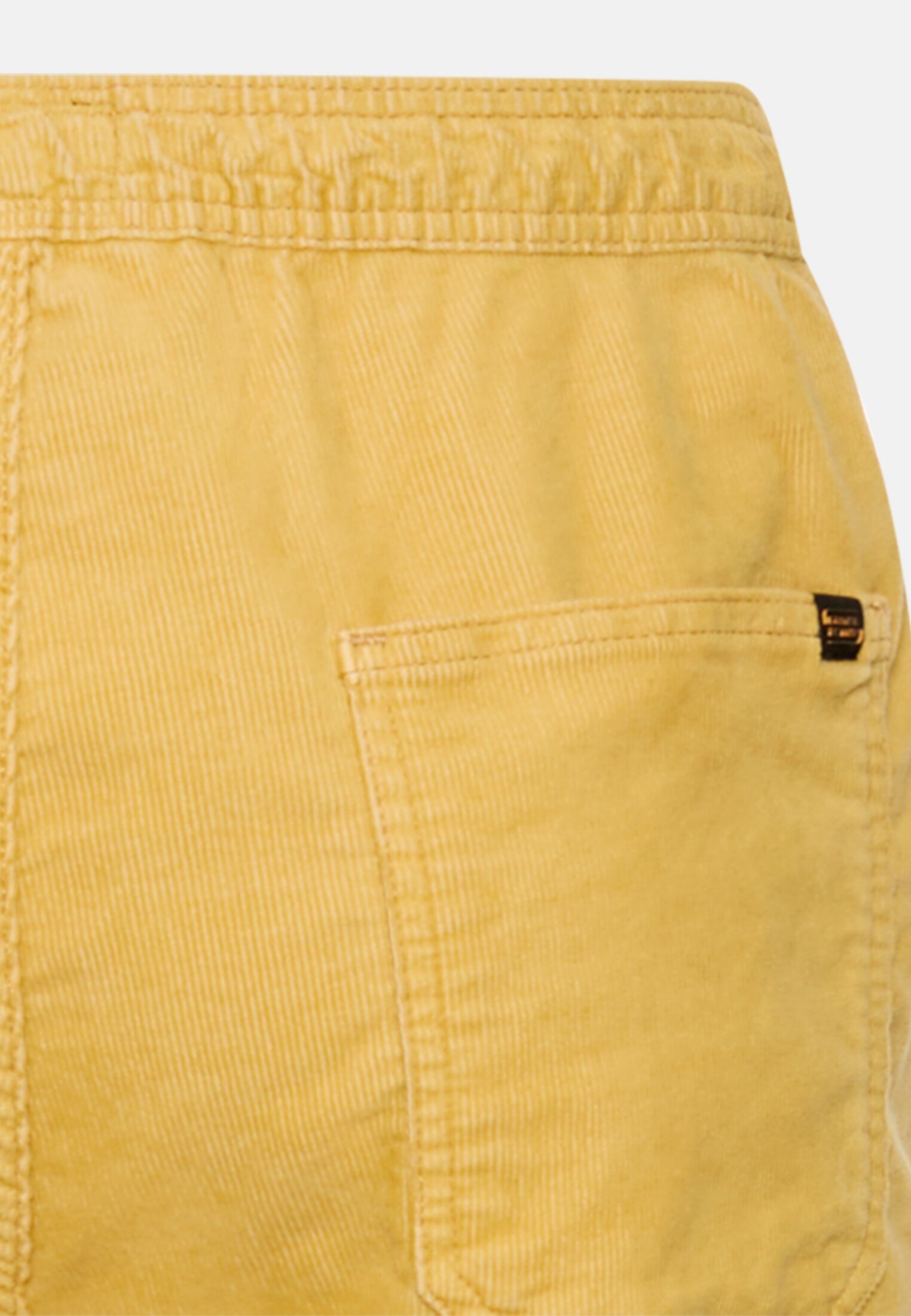 Men Bermuda shorts with drawstring Sun Yellow close back