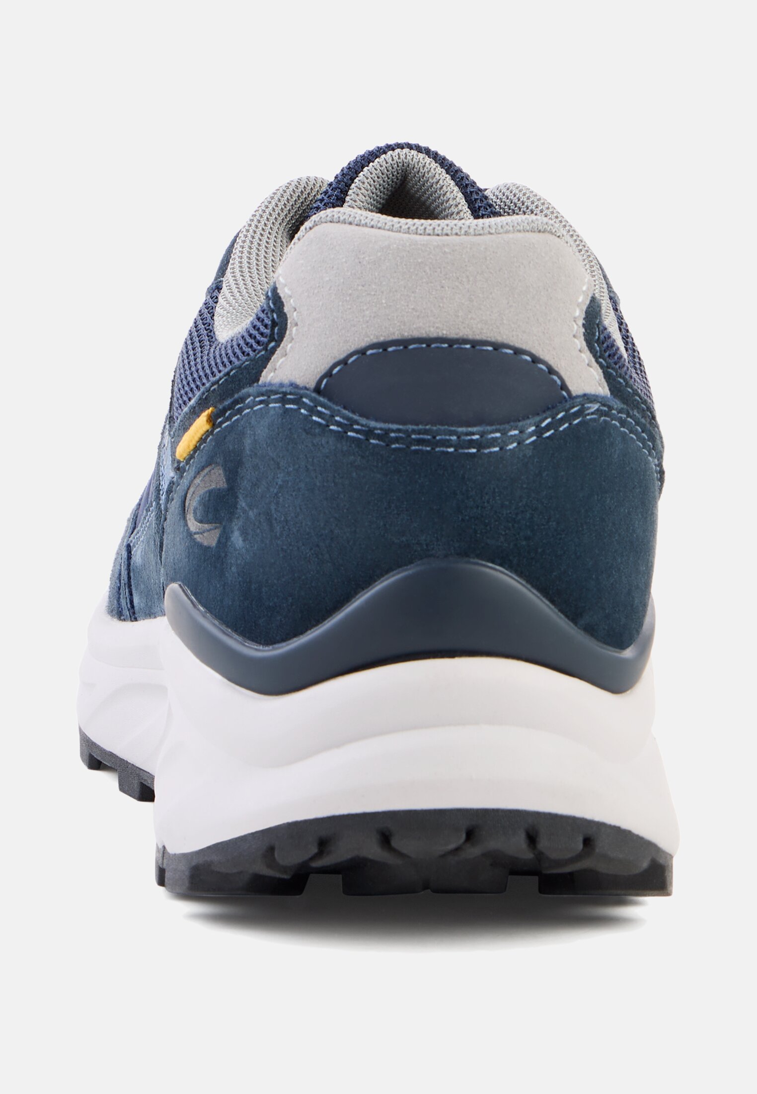 Men Sneakers made from nubuck and textile mix with comfort sole Navy front close
