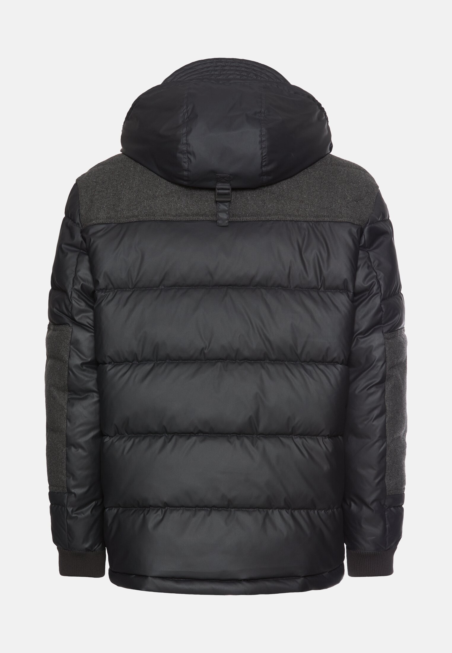 Men Field jacket with removable teddy lining Navy Blue frontal back