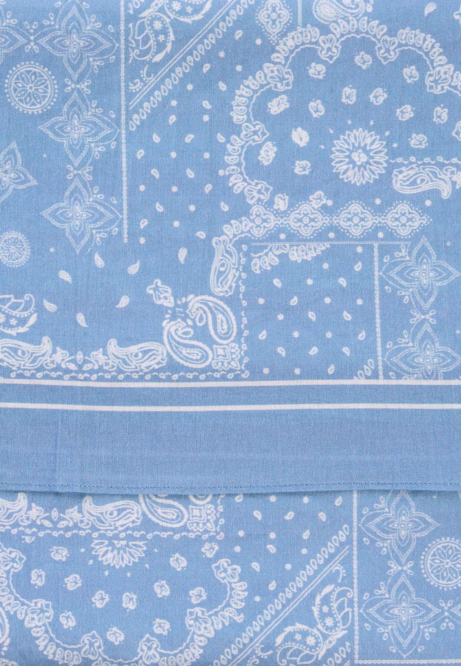 Women Cotton bandana Light Blue front close