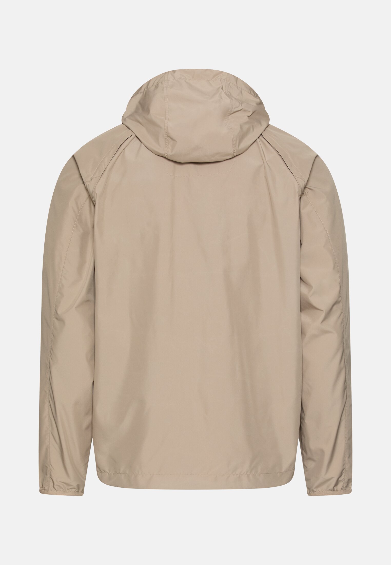 Men Transitional jacket made from particularly lightweight material Beige frontal back