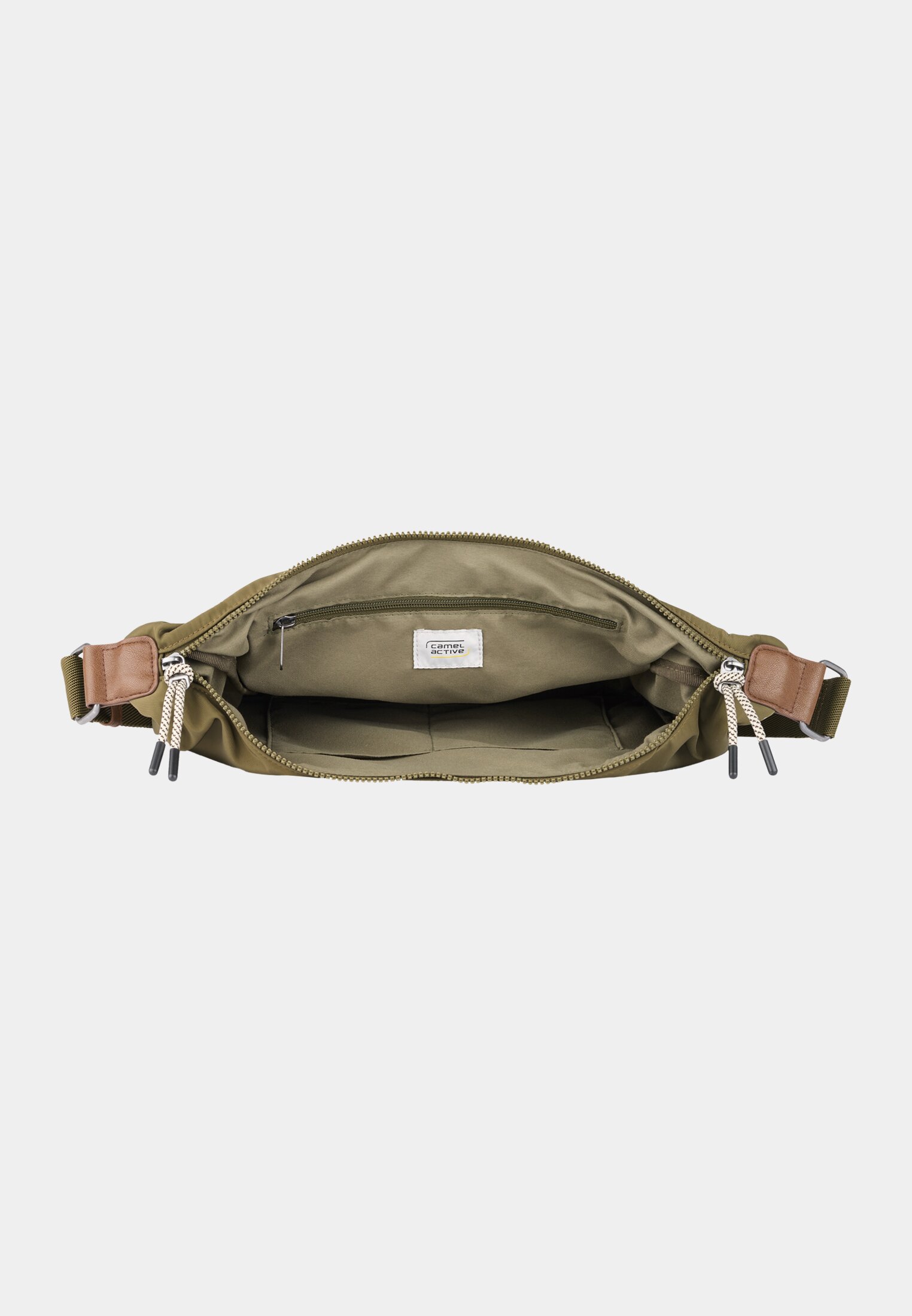 Women AURUM bag with adjustable shoulder strap Dark Green front close
