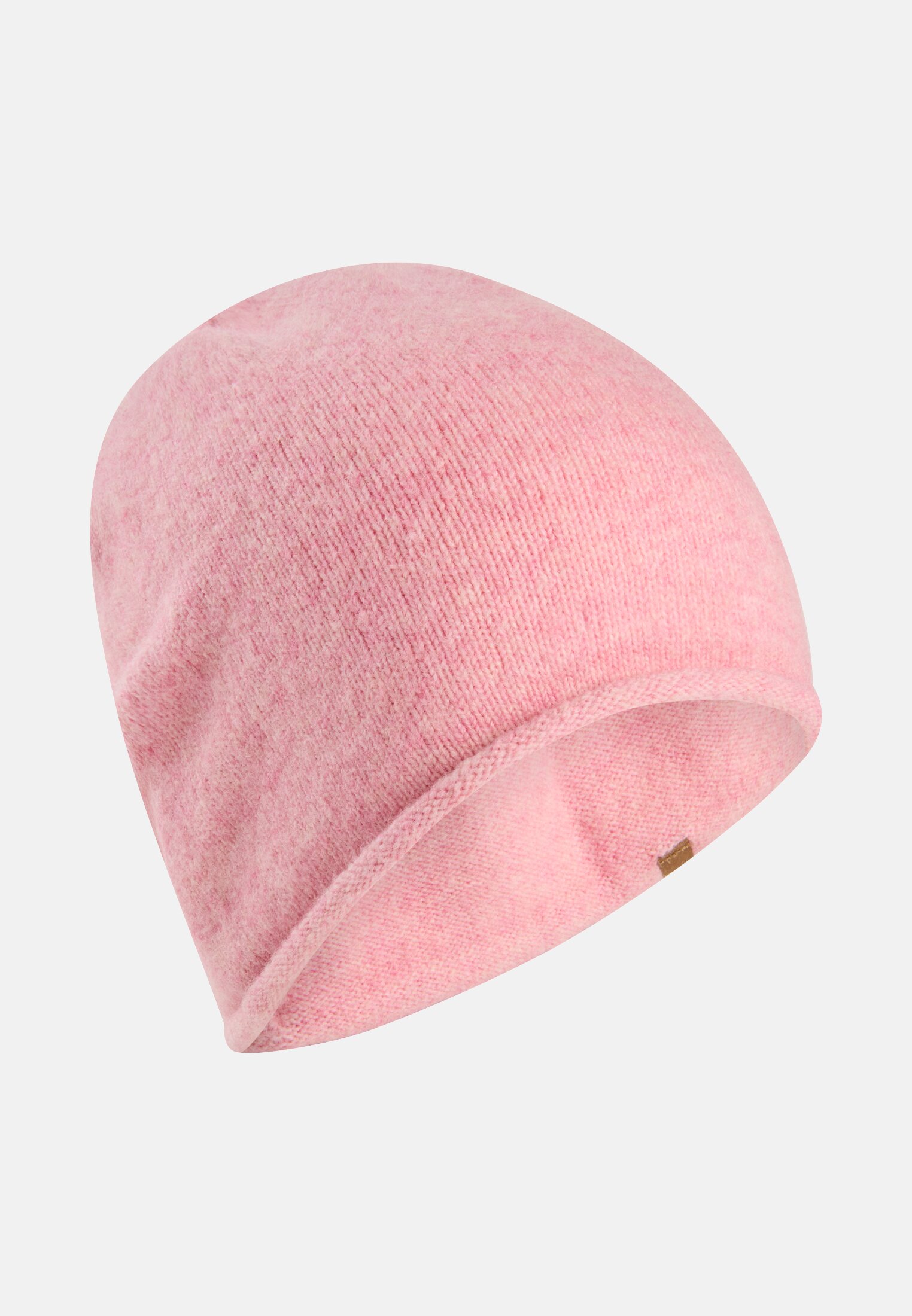 Women Beanie made from a wool blend Berry frontal front