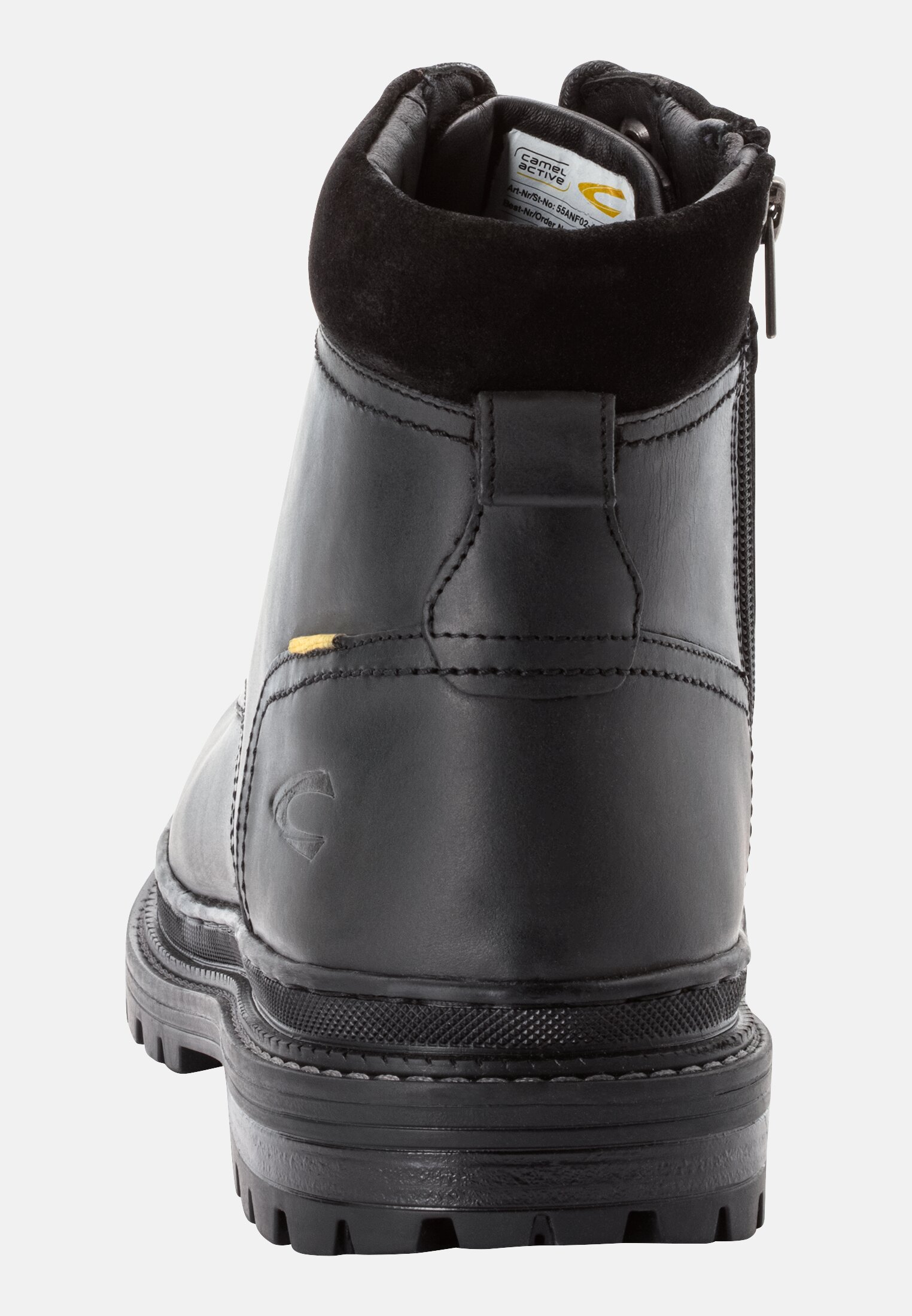 Men ALVERSTONE boots with lambskin lining Black