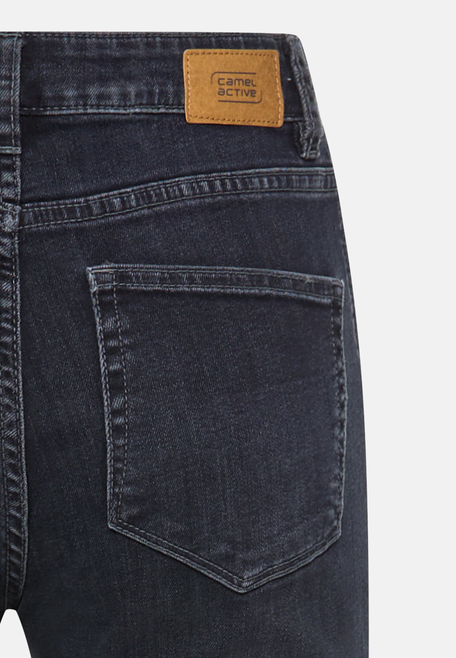 Women Bootcut Jeans Dark Blue close back