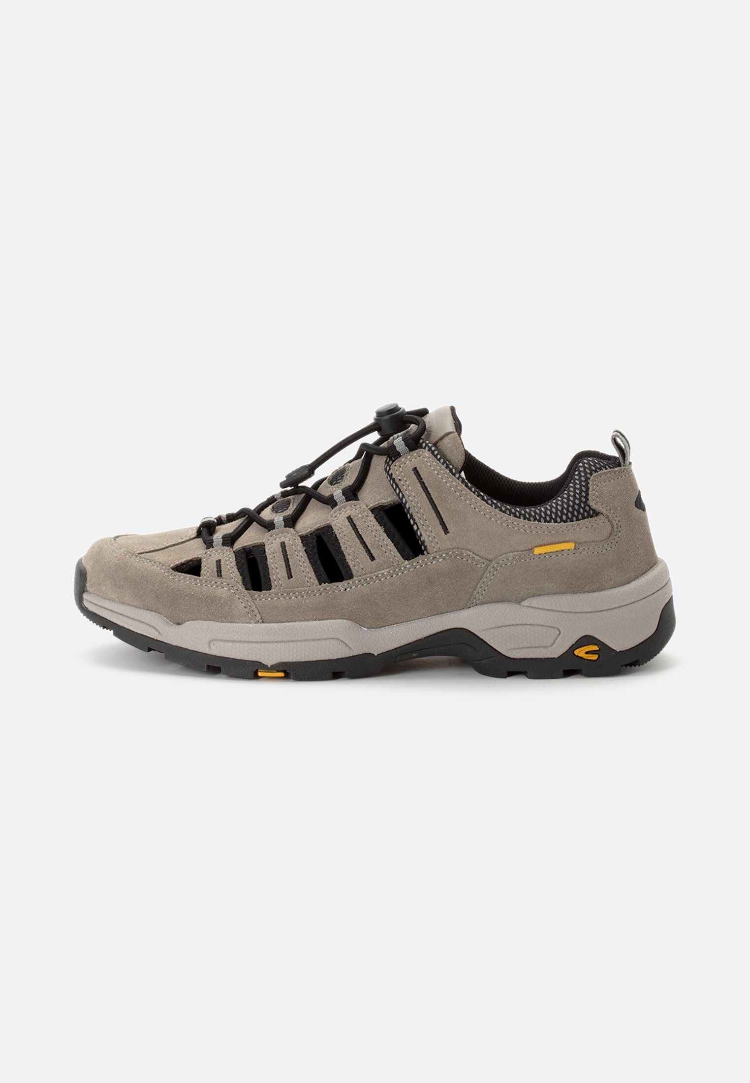 Men Sneakers with a quick lacing system Grey frontal front