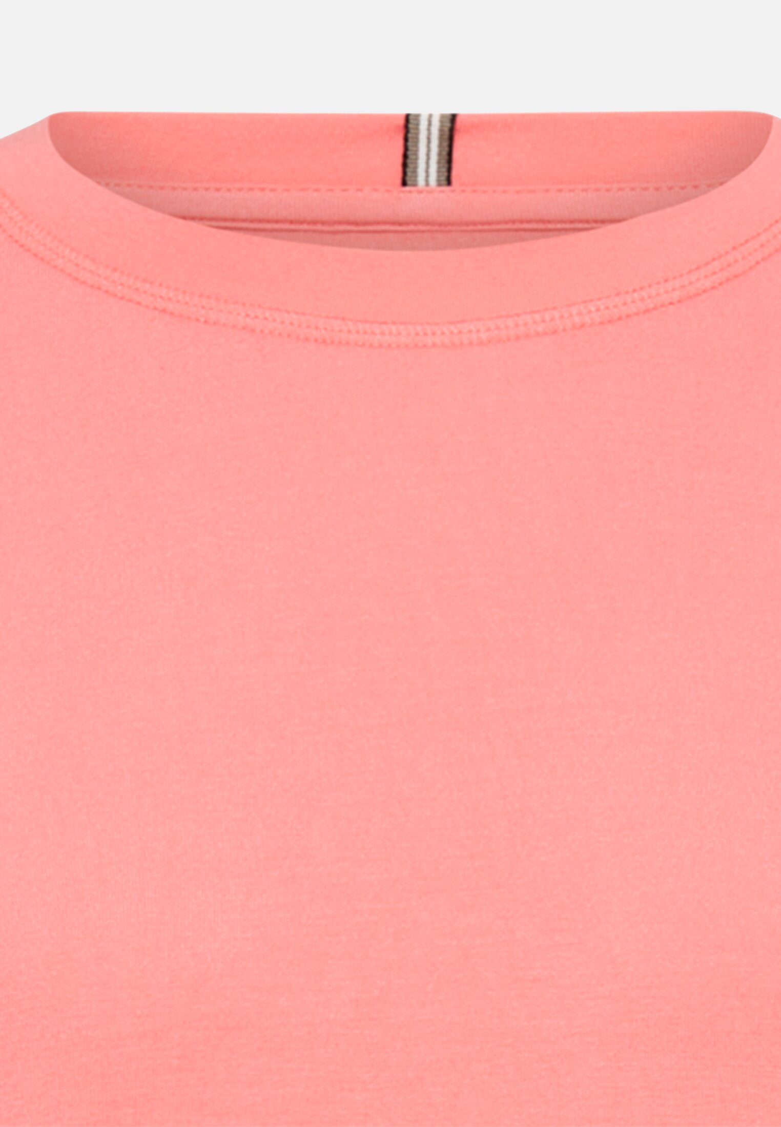 Vrouwen Shirt met lange mouwen en ronde hals Bes front dichtbij