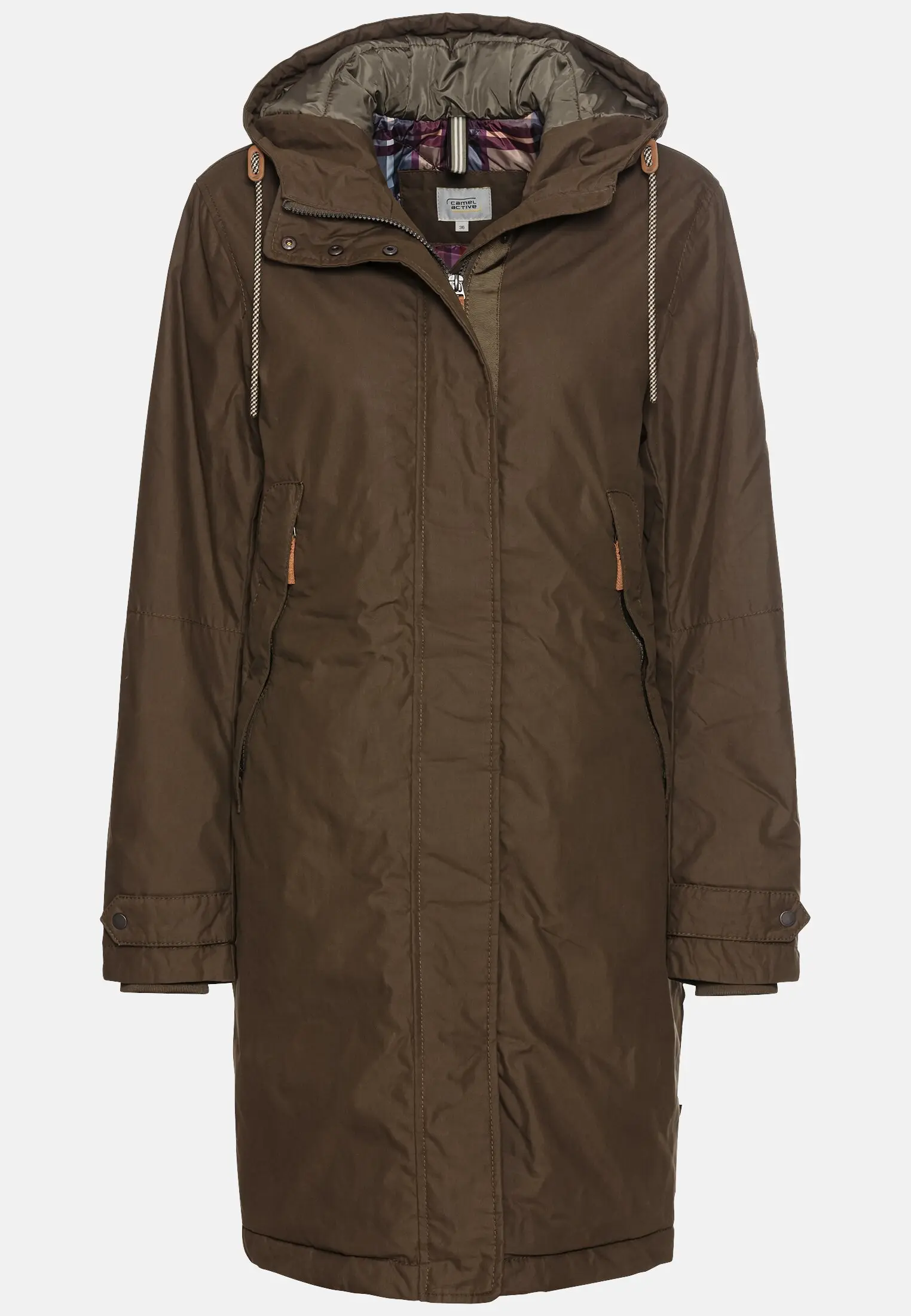 Mantel für Damen in Dunkel Khaki | 46 | camel active 