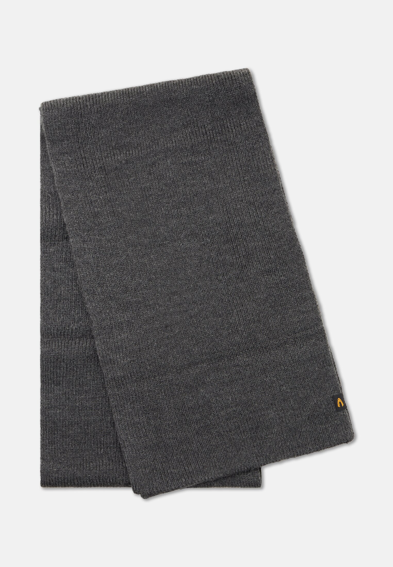 Herren Geschenkset Schal und Mütze Schwarz frontal oben