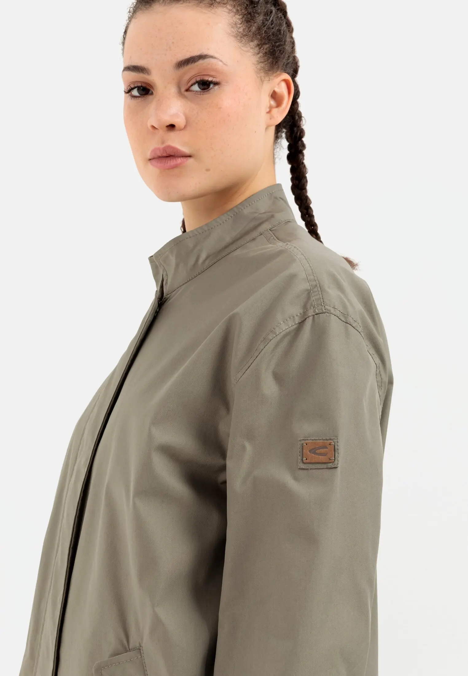 Wasserabweisender Mantel für Damen in Khaki | 36 