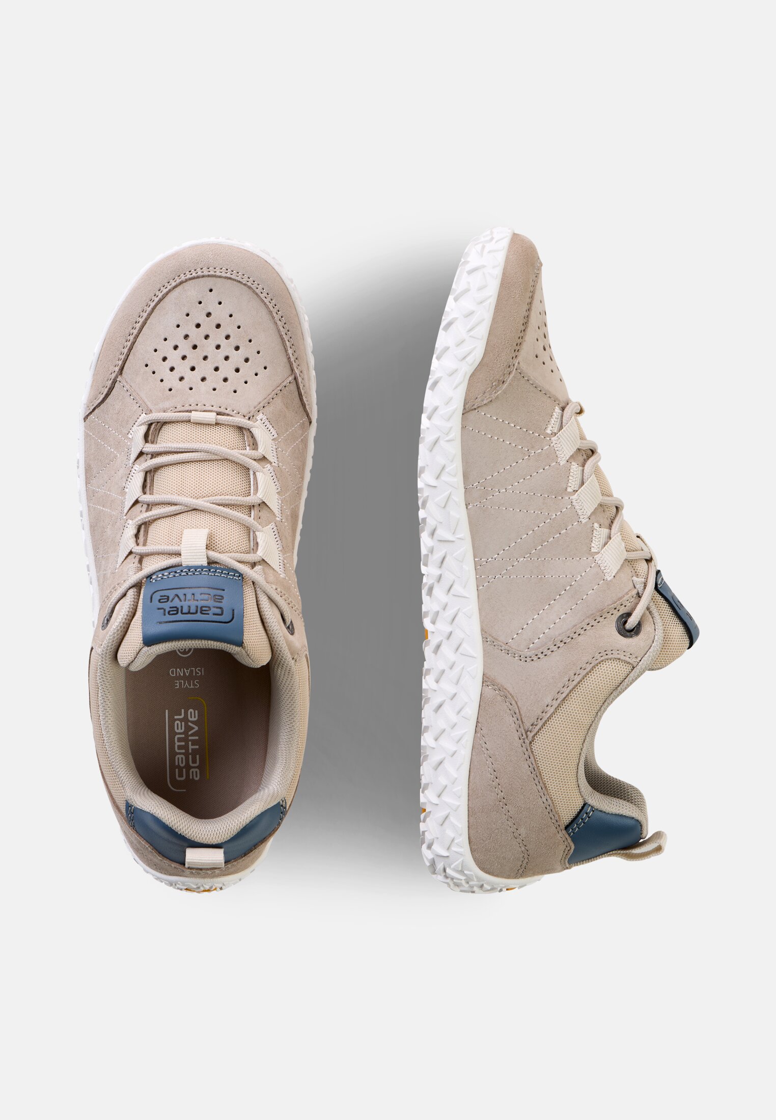 Damen Sneaker mit flexibler Laufsohle frontal oben