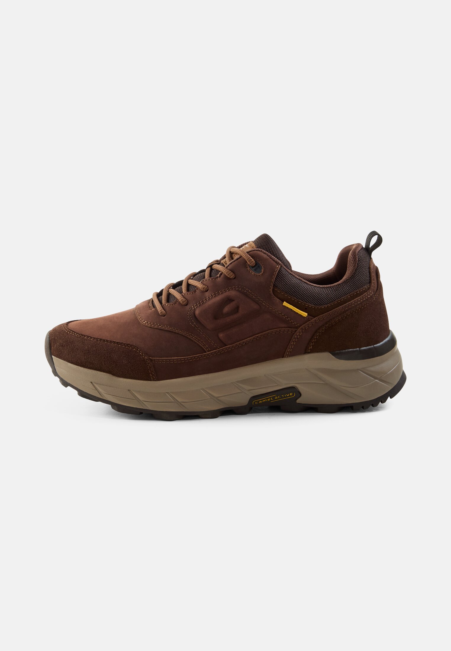 Men Sneakers made of leather Brown frontal front