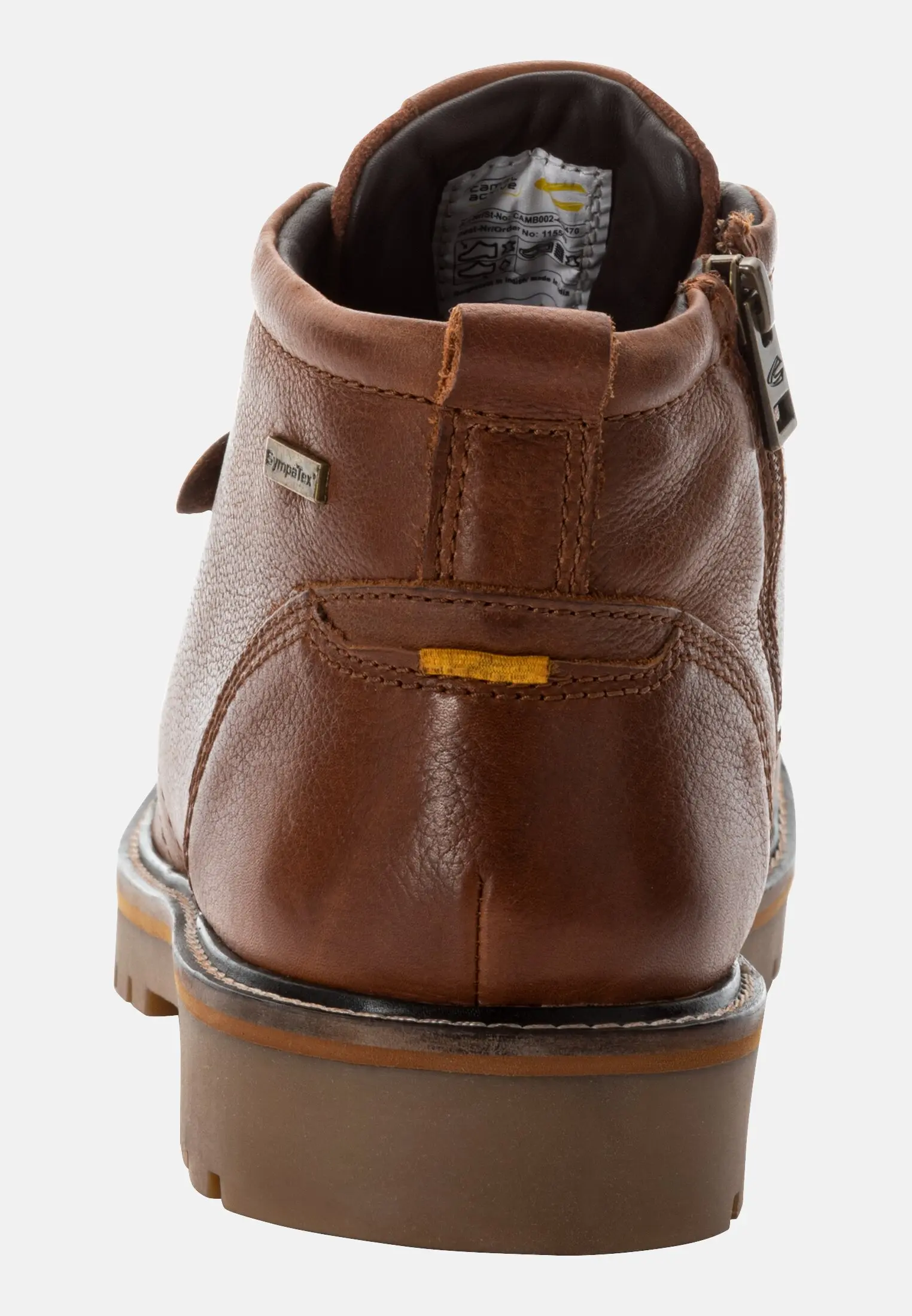 Leder Schnürboot für Herren in Cognac | 41 | camel active