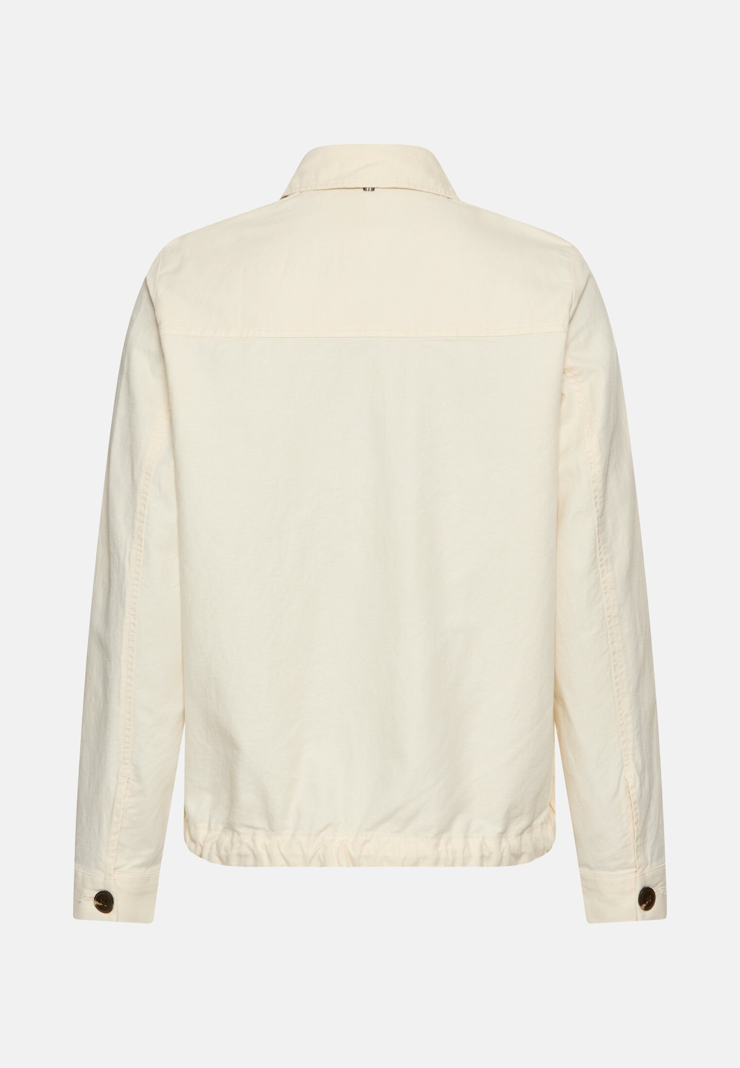 camelactive_Blazer_Weiss_344190-5F98-03_2G Vrouwen Lichte blazer van een linnenmix Wit frontaal achter