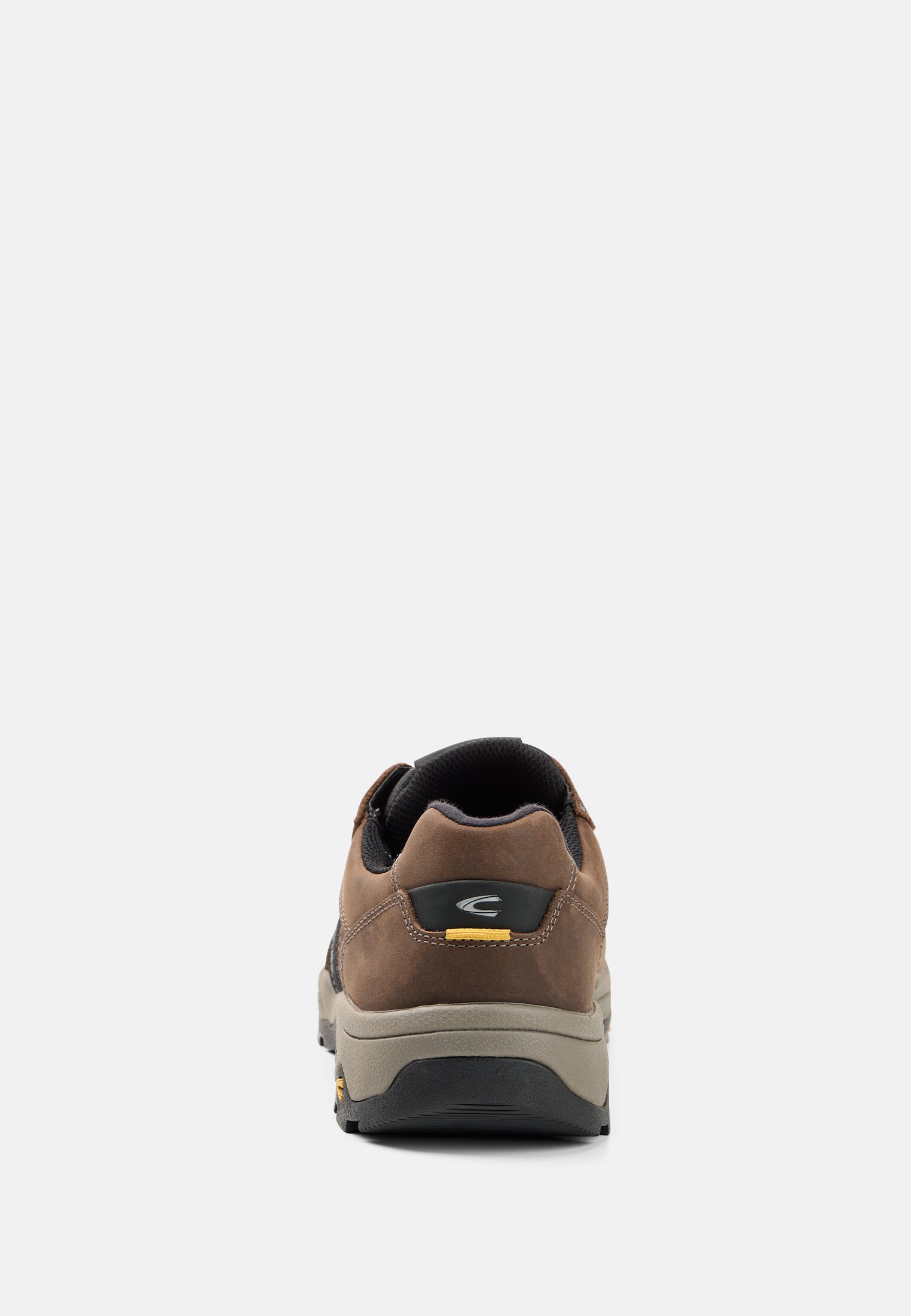 Herren EVOLUTION Sneaker aus echtem Leder Braun vorne nah