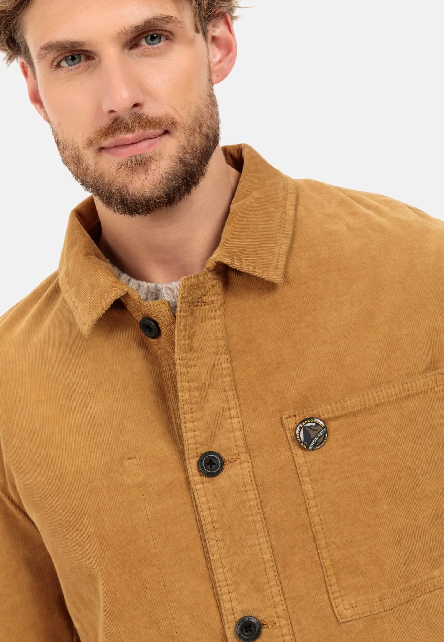 Overshirt für Herren in Beige | M | camel active