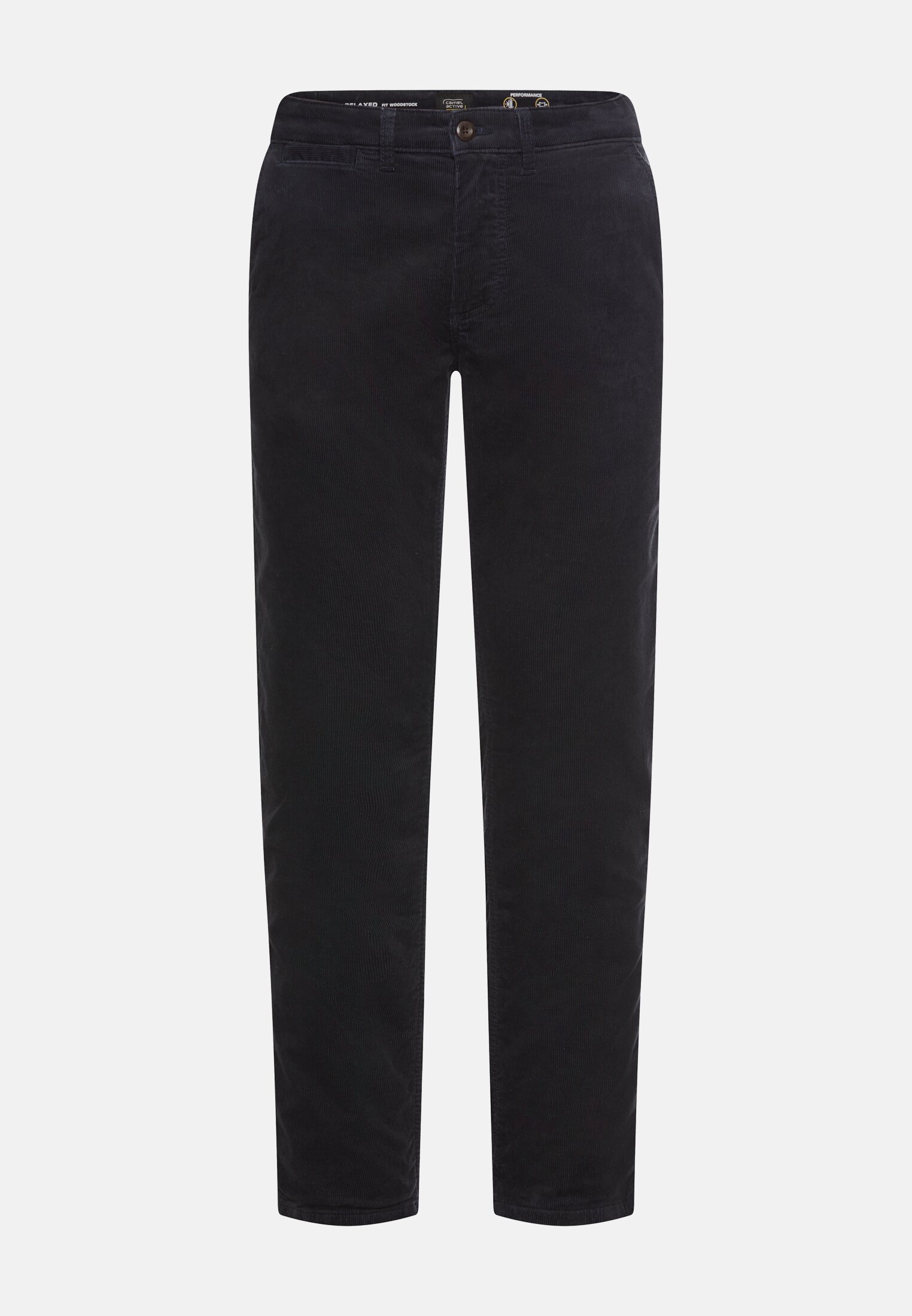Herren Relaxed Fit Chino mit wärmenden Futter Navyblau frontal vorn