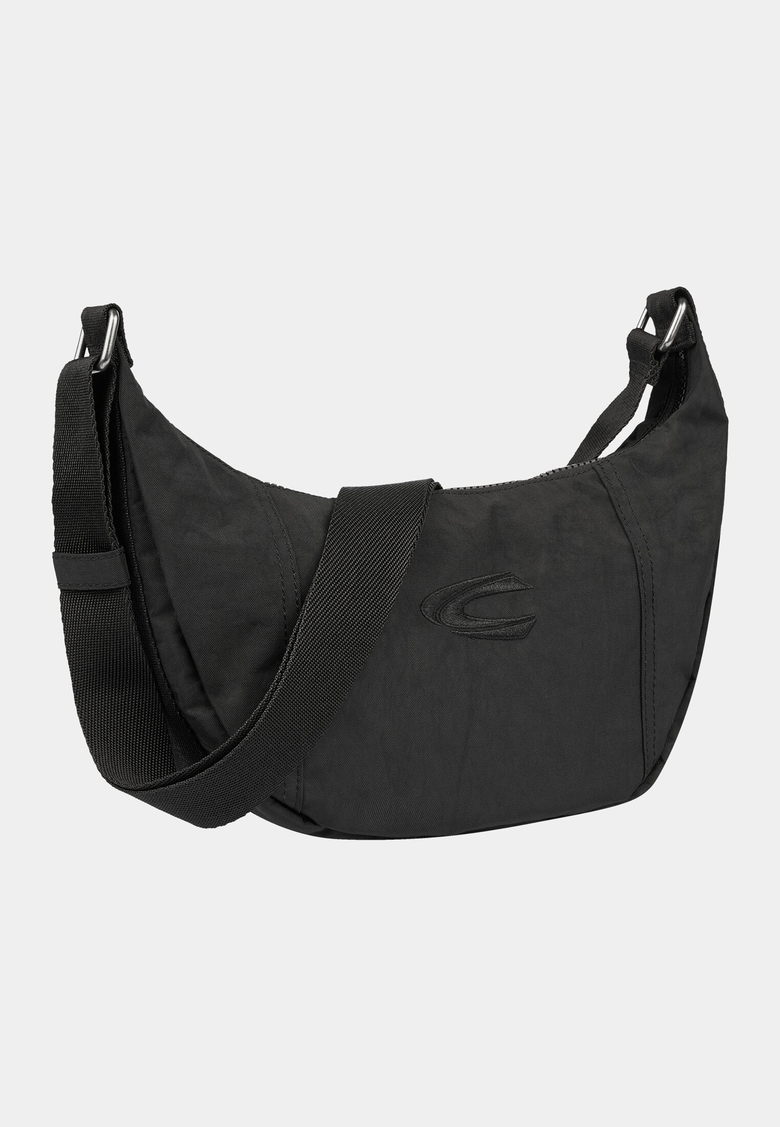 Men Shoulder bag made of nylon Black frontal front