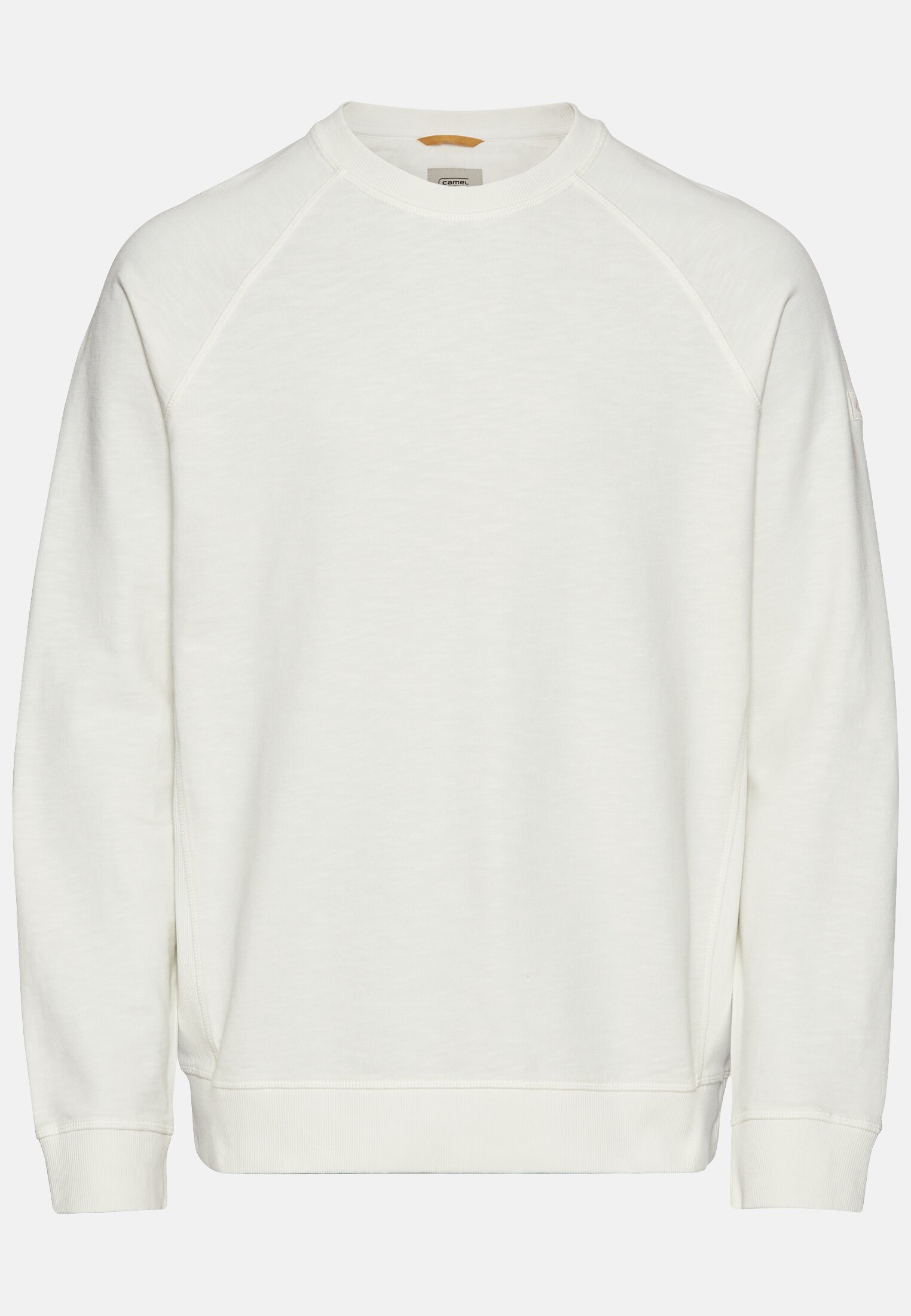 Men Sweatshirt made from pure Cotton Ecru