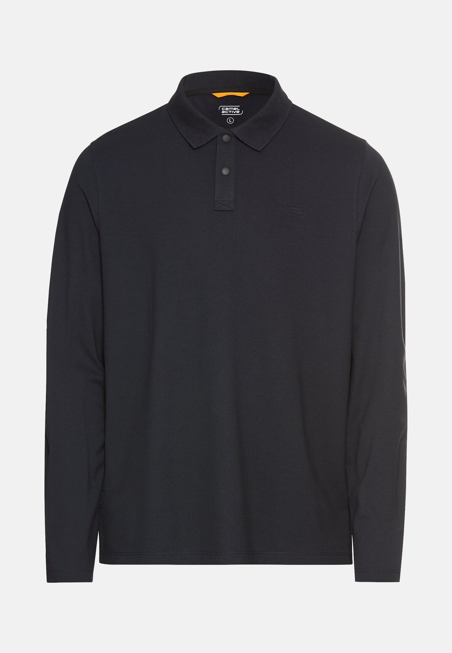 Herren Polo Shirt mit Cooling Performance Navyblau frontal vorn