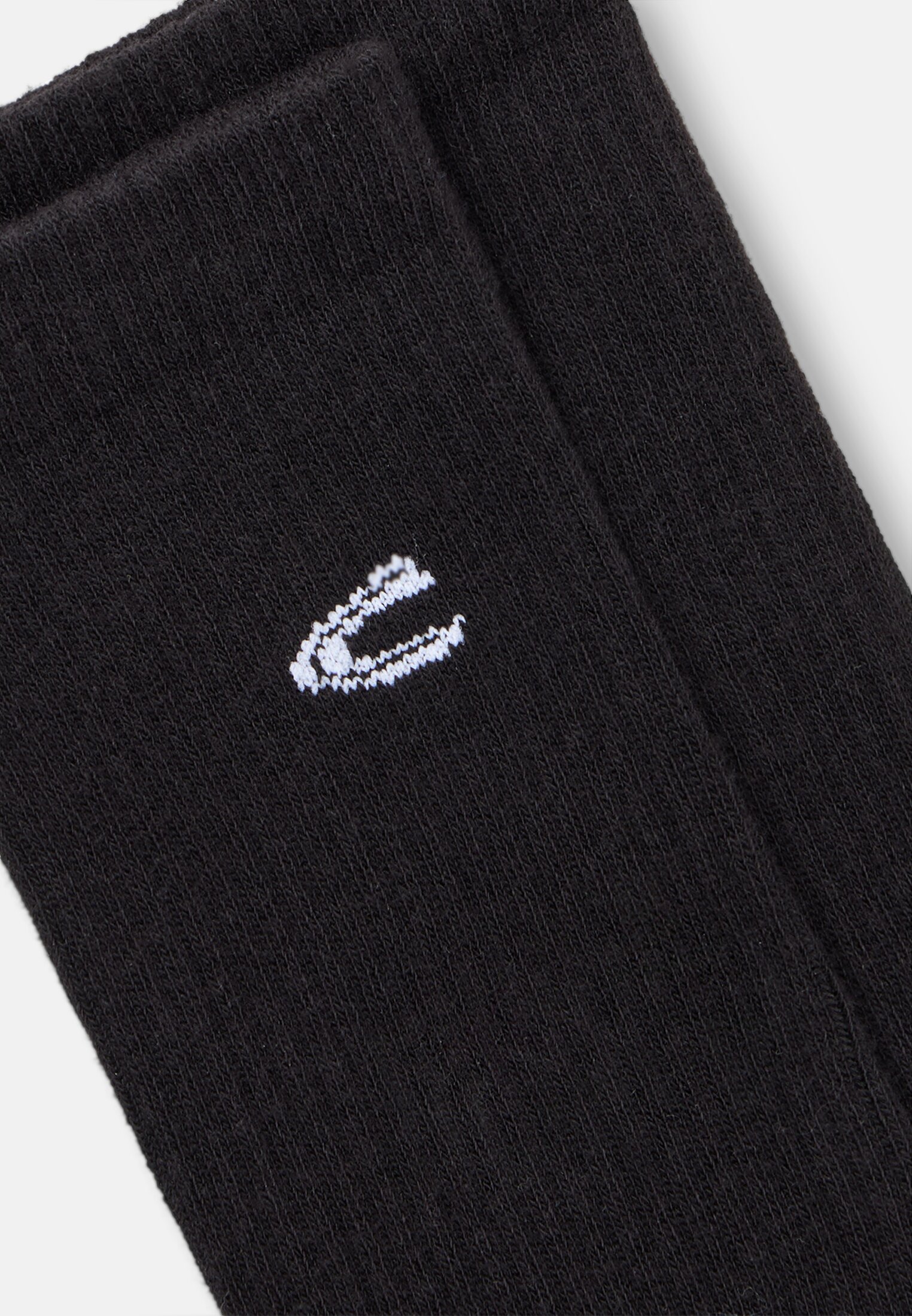 Men Pairs of socks in a pack of six made from a cotton blend Black close back