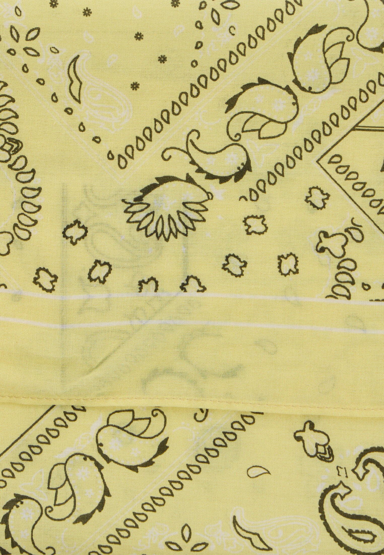 Vrouwen Katoenen bandana Citroengeel front dichtbij