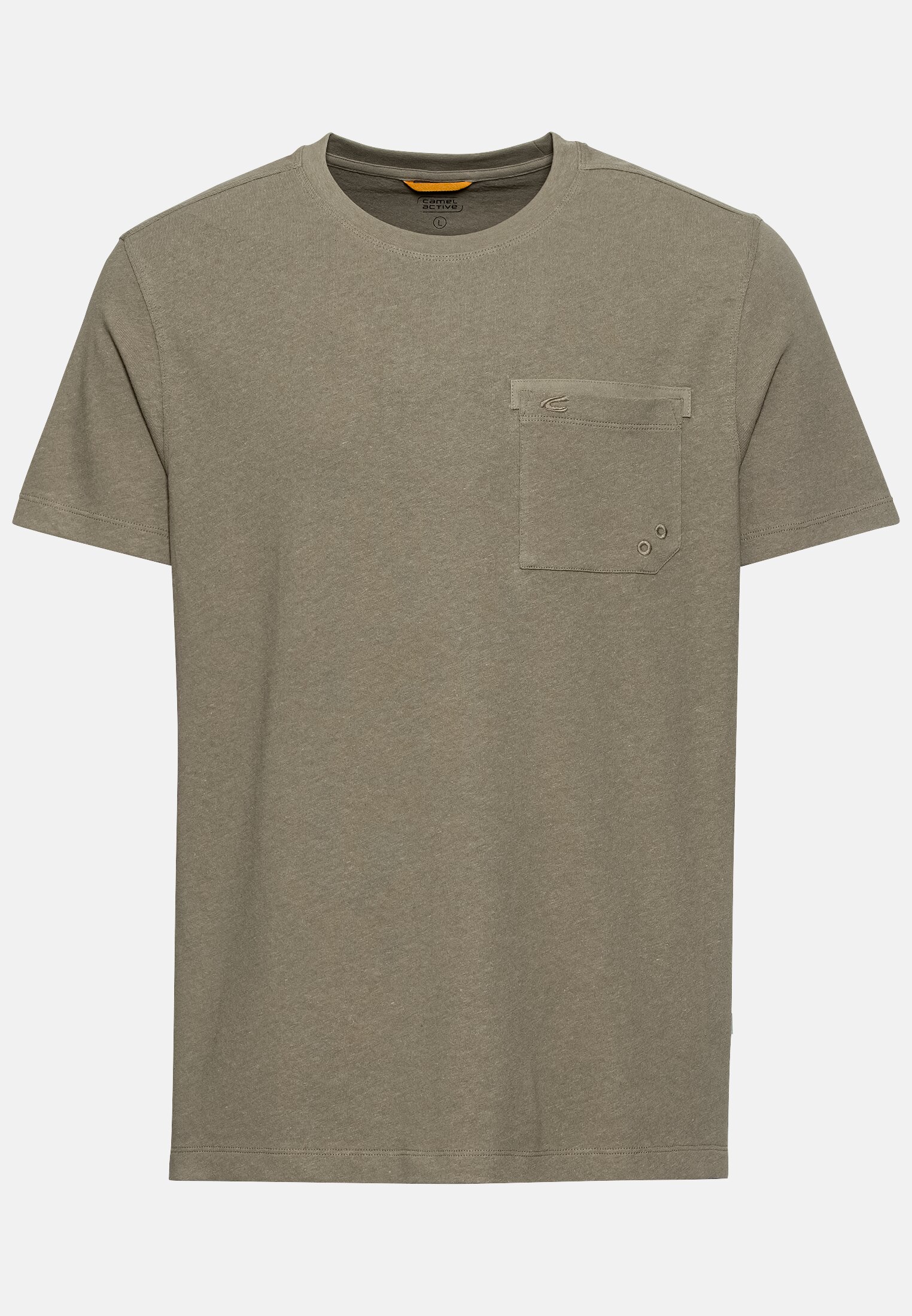 Kurzarm T-Shirt für Herren in Khaki | XL | camel active