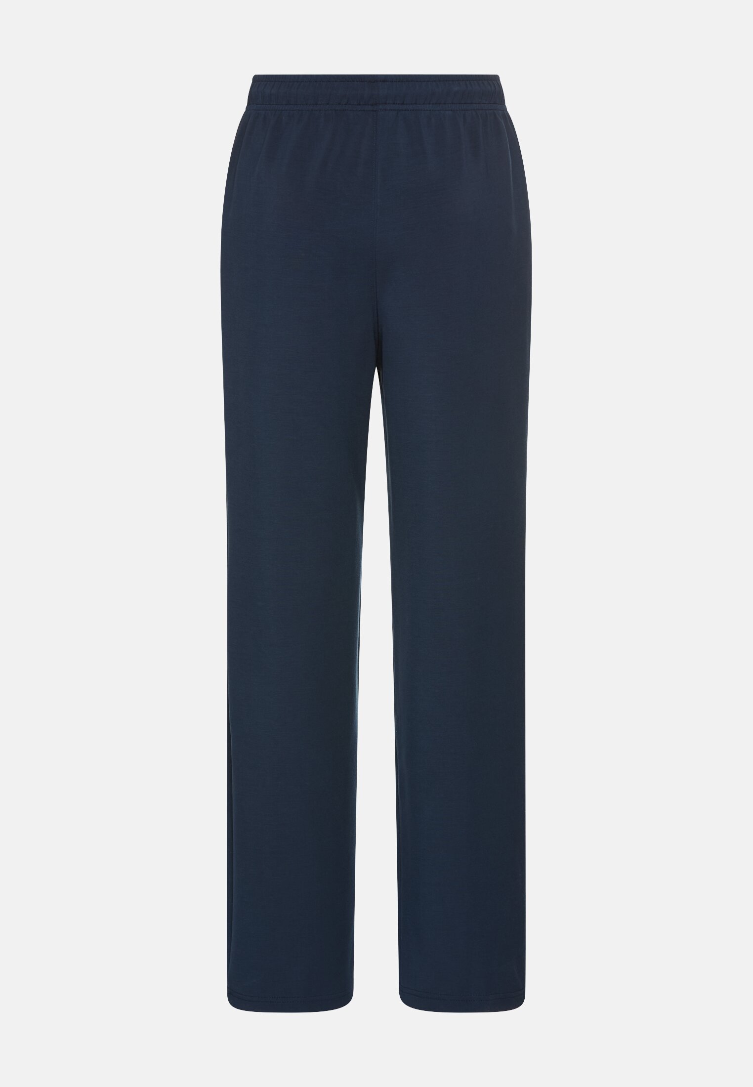 Damen Casual Pants im Jogger-Stil mit elastischem Bund Nachtblau frontal hinten