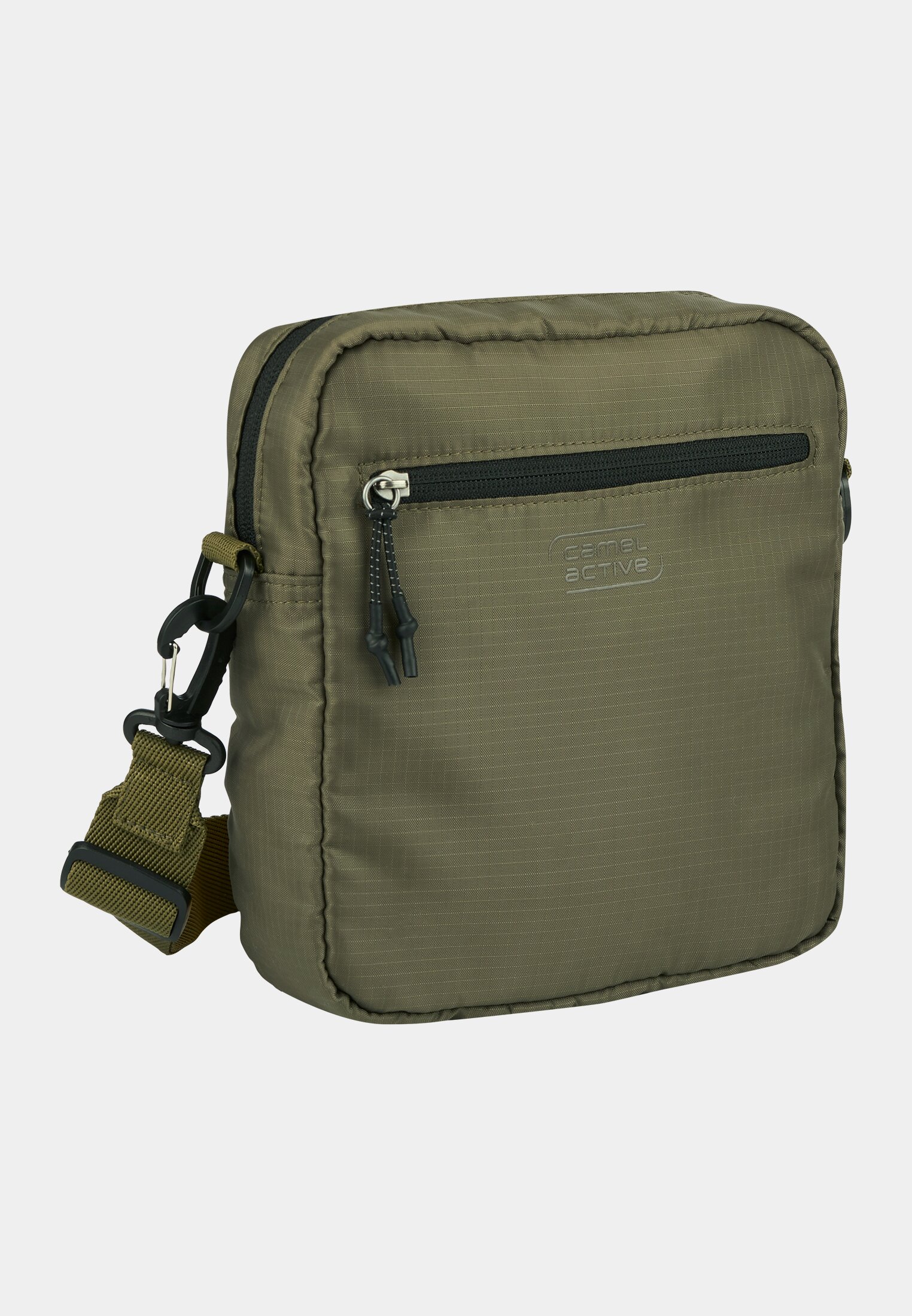 Herren Shores Cross Bag mit reflektierenden Elementen Khaki frontal hinten