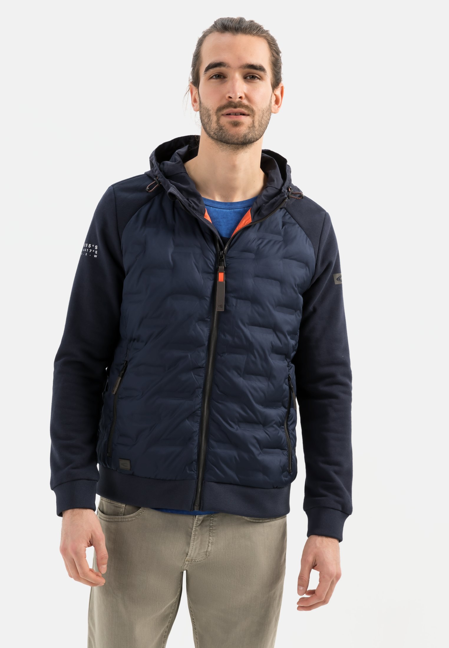 Camel active Herren Jacke marine blau Material Mix 3426 430560 40