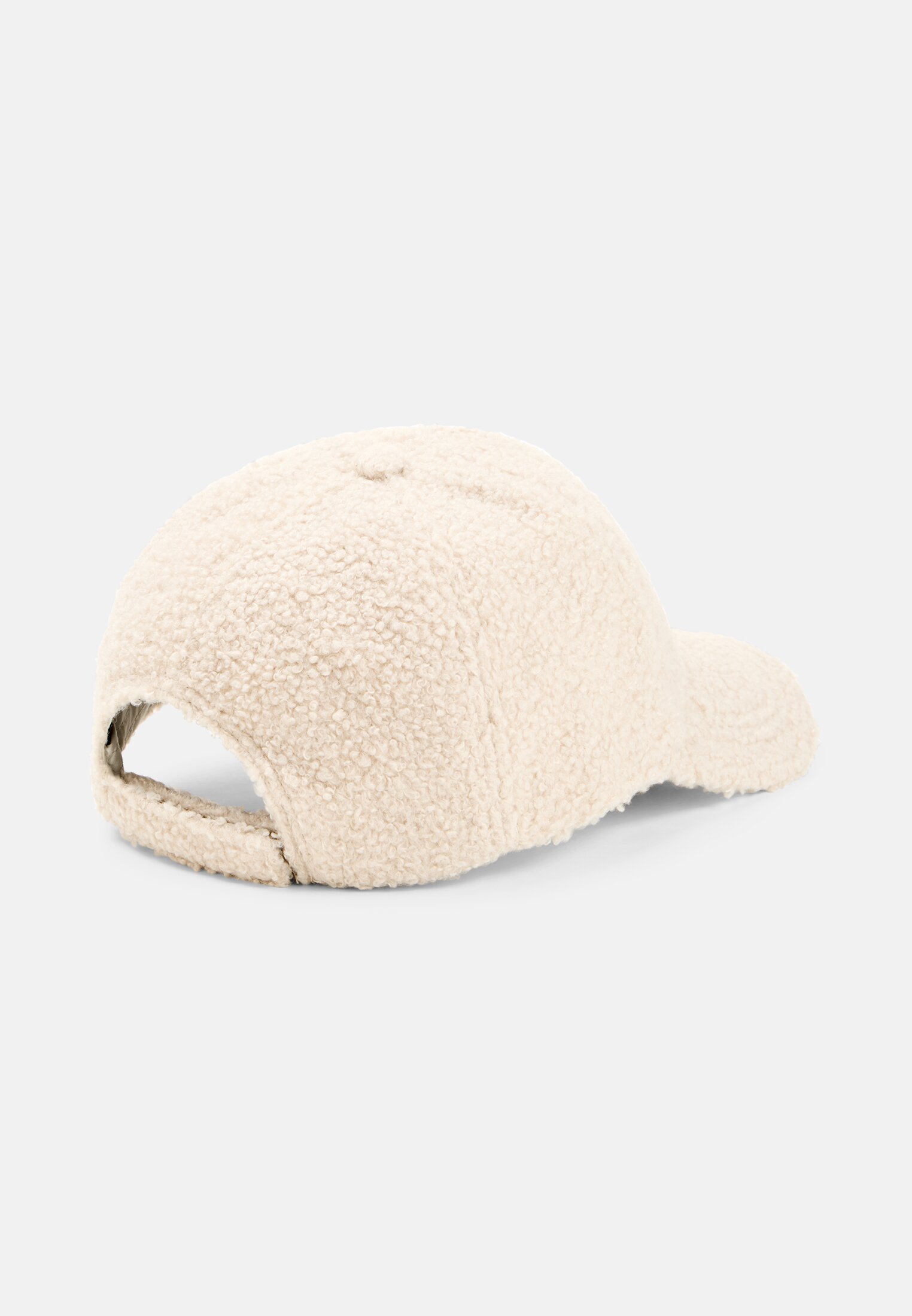 Damen Cap mit Teddyfell Hafer frontal oben