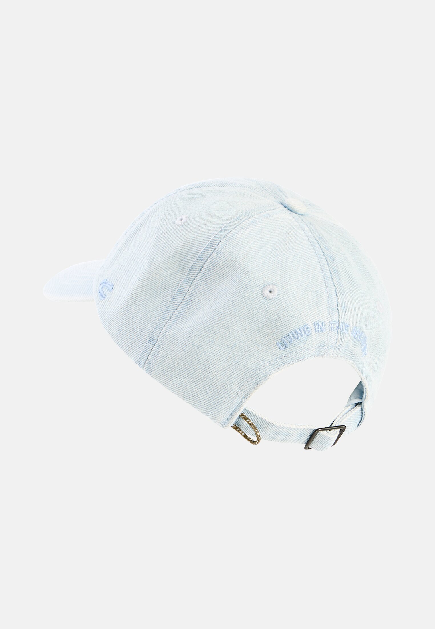 Women Cap with reflective details Light Blue frontal back