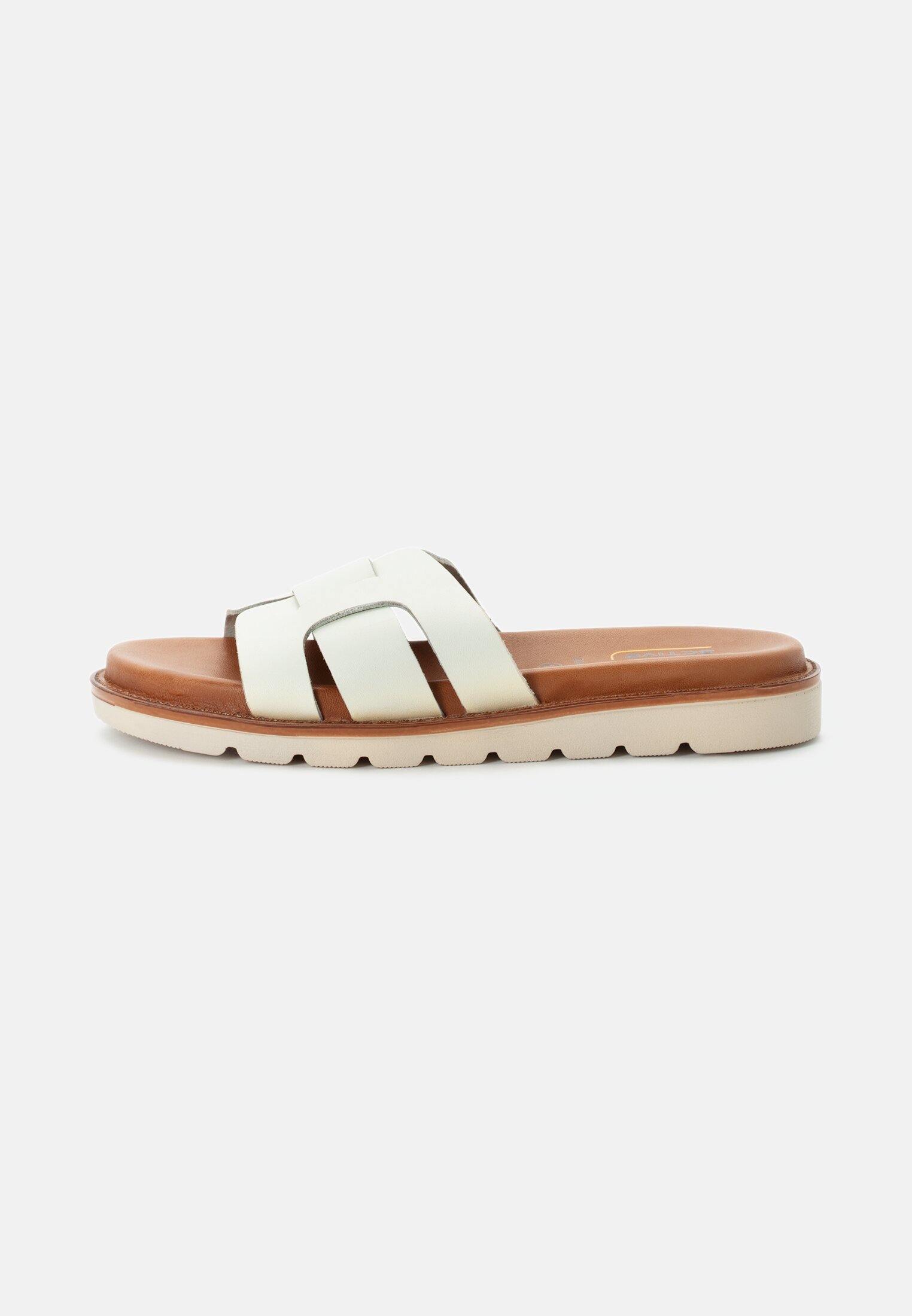 Women Sandals made of leather White frontal front