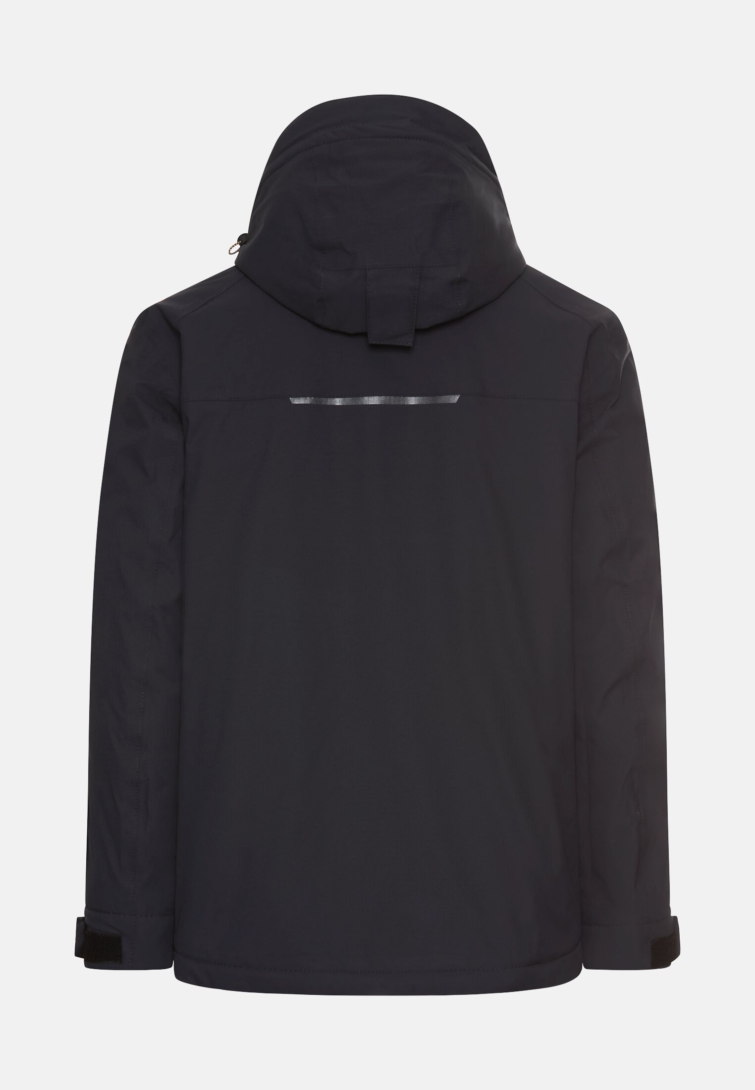 Herren teXXXactive® Jacke mit abnehmbarer Kapuze Navyblau frontal hinten