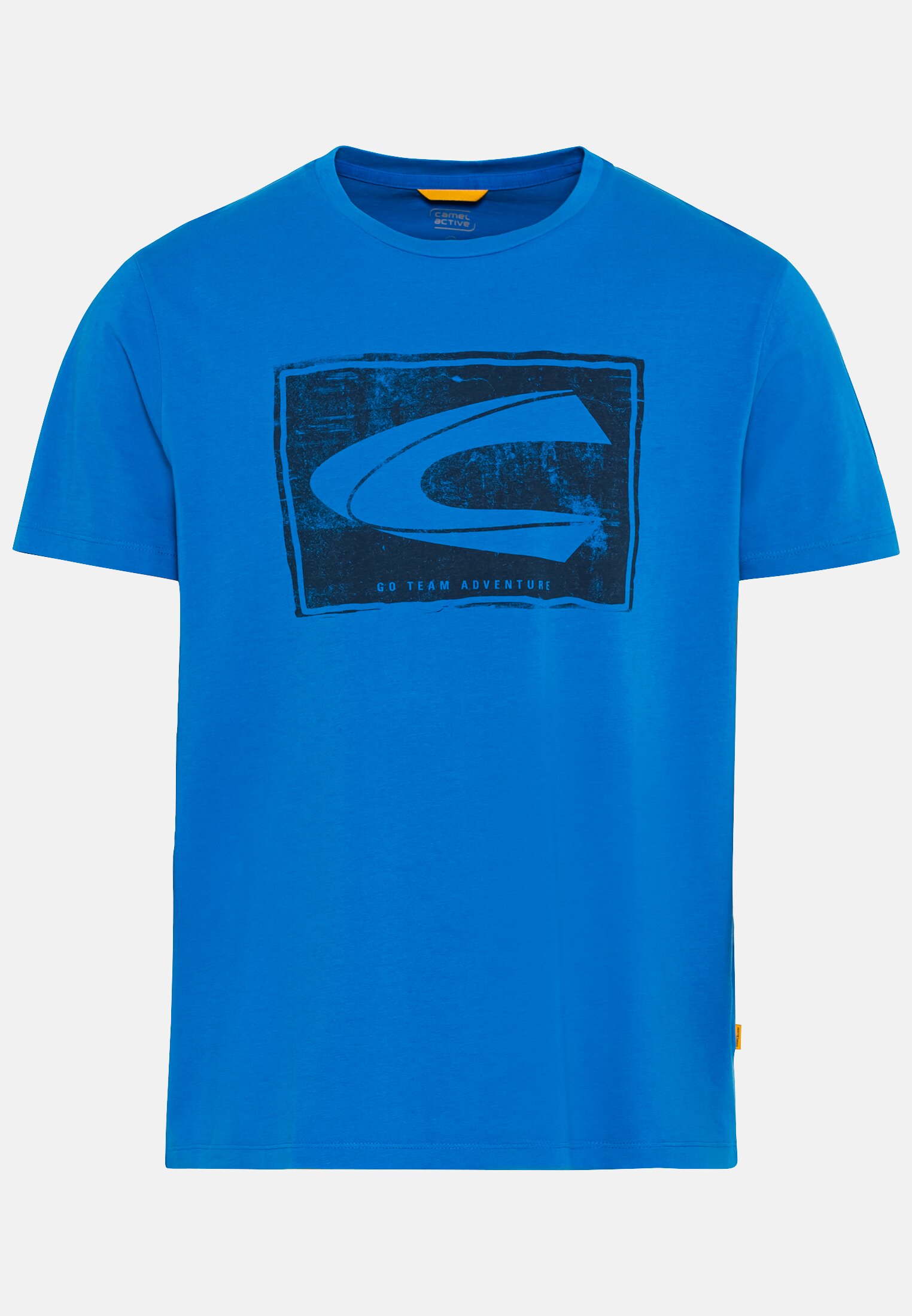 Jersey T-Shirt für Herren in Mittelblau | S | camel active