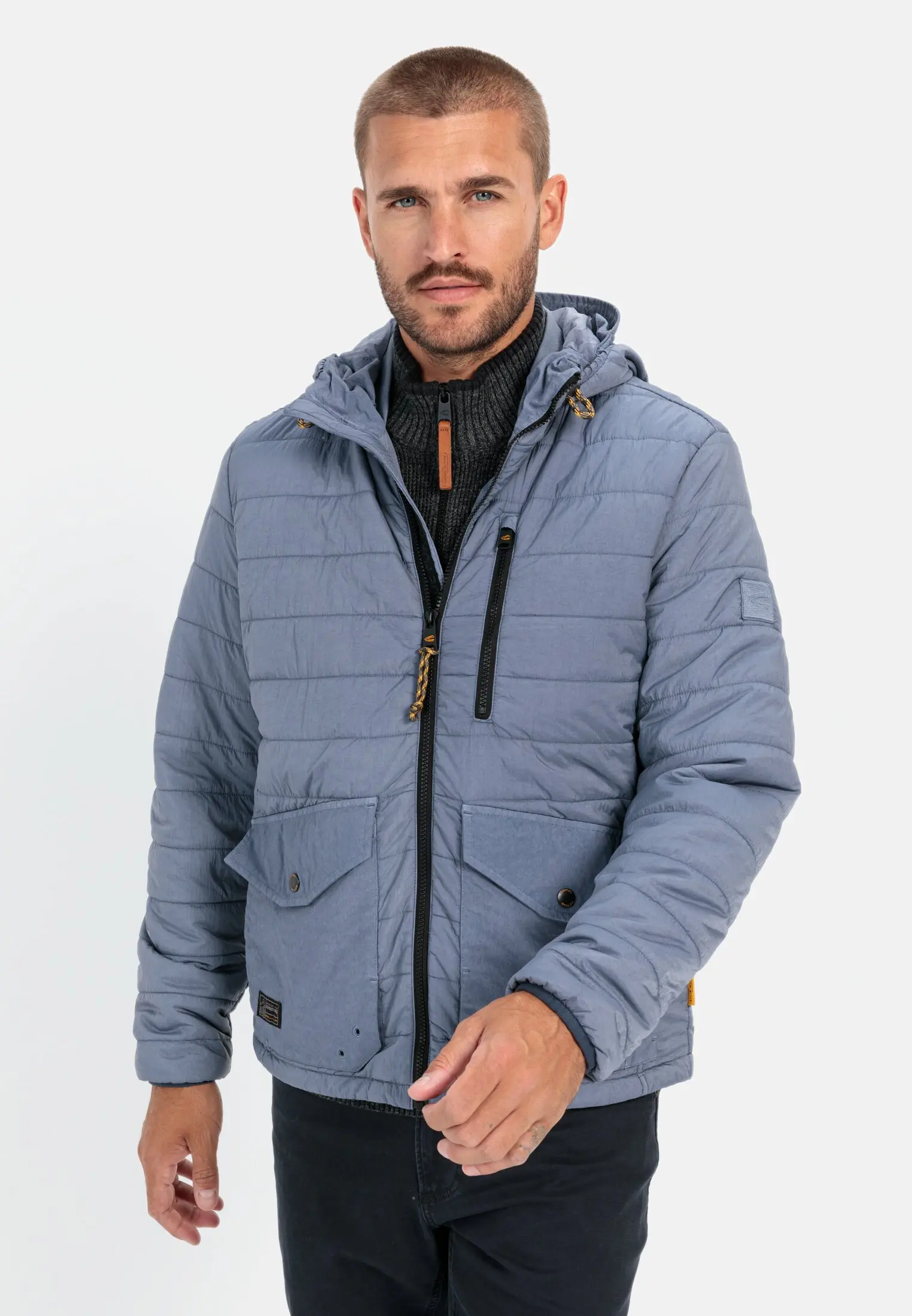Quilted blouson for Herren in Denim Blue | 52 