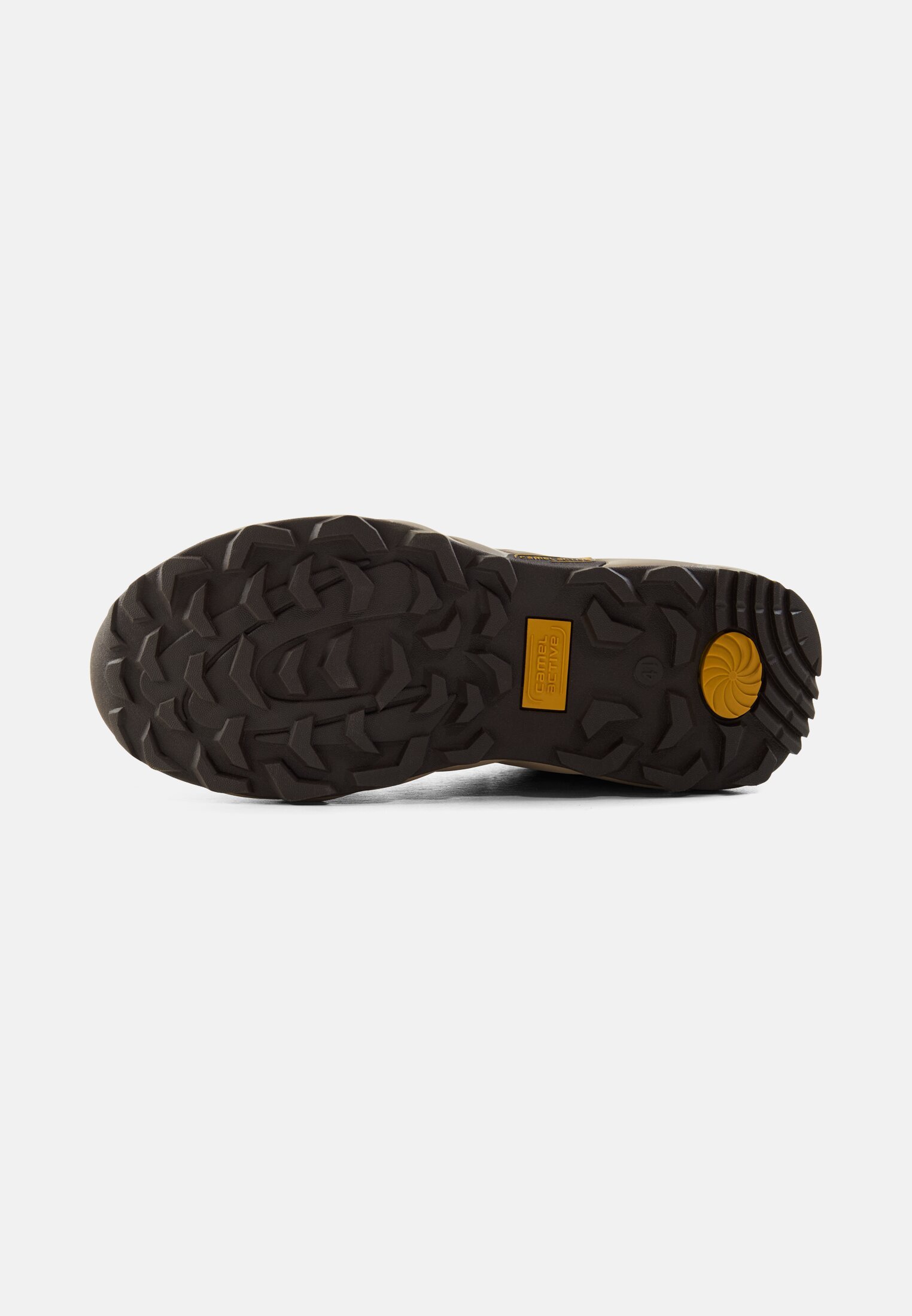 Men Sneakers made of leather Brown close back