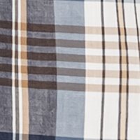 Heren Ruitjesoverhemd van puur katoen Donkerblauw