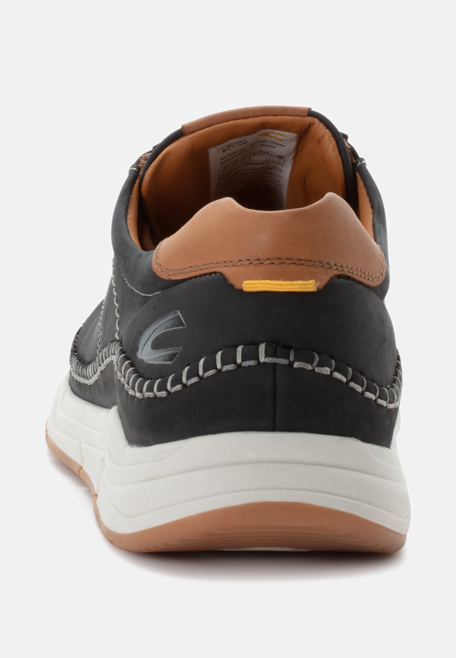 MI_56FGA03-0300-660_3G-00 Men Sneakers made of nubuck leather Dark Blue front close
