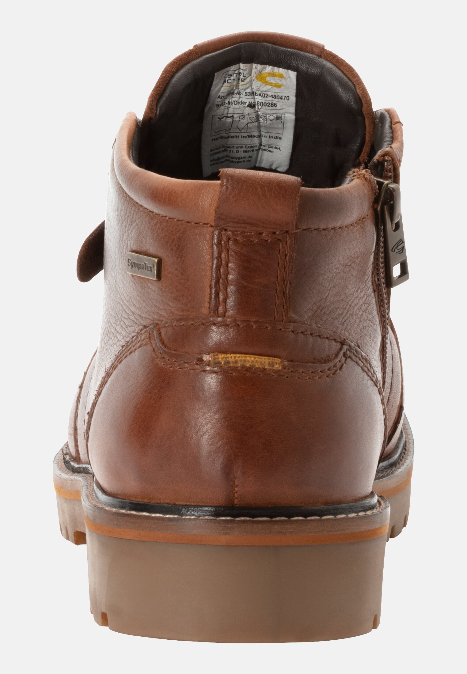 Herren MELBOURNE Boot mit Reißverschluss Braun