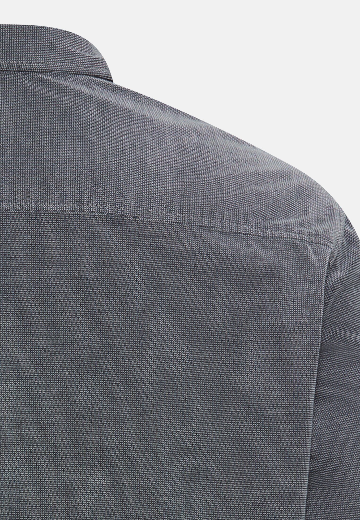 Men Corduroy shirt with 2-way stretch Ink blue close back