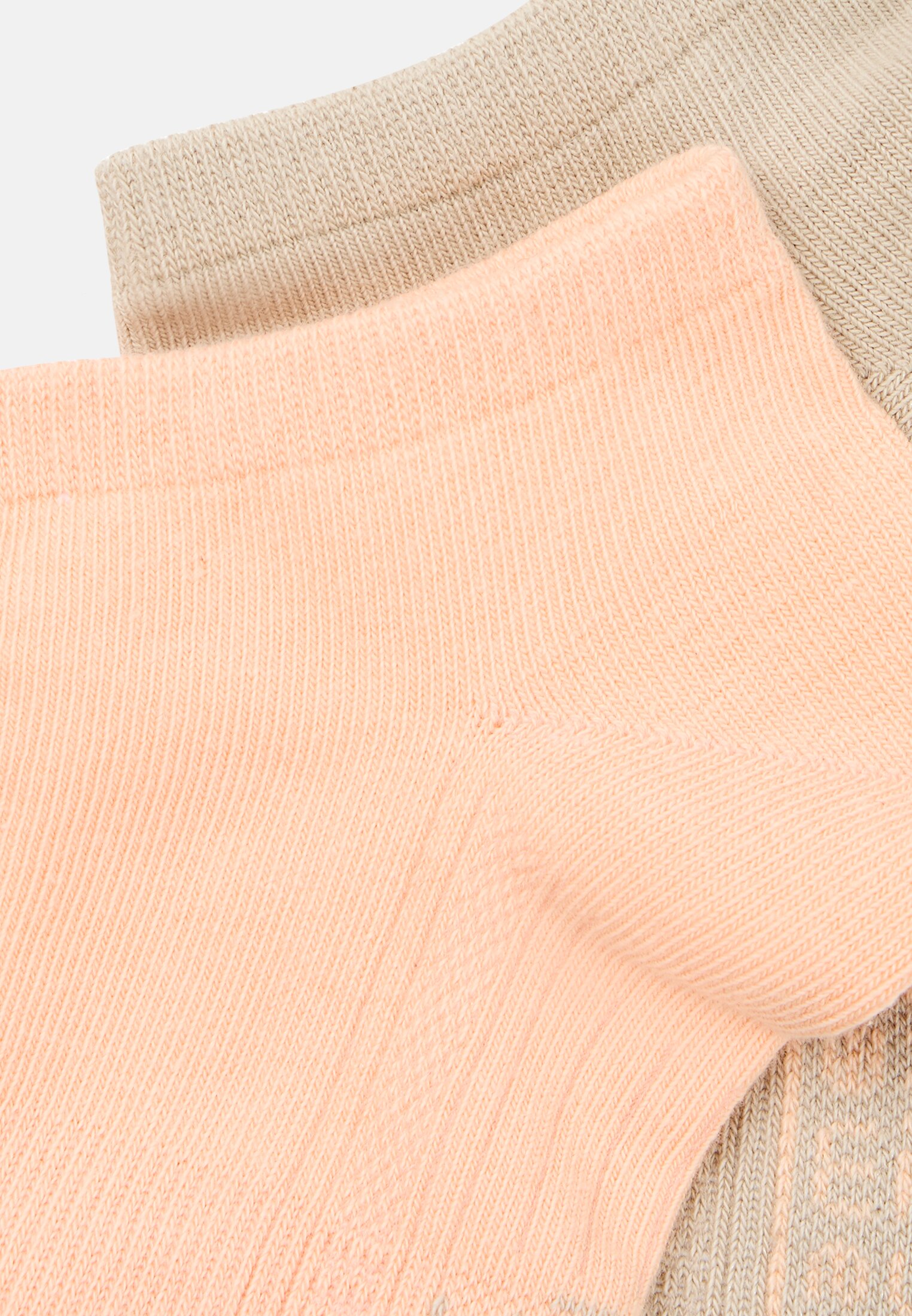 Damen Sneaker-Socken aus Baumwollmix Mehrfarbig hinten nah