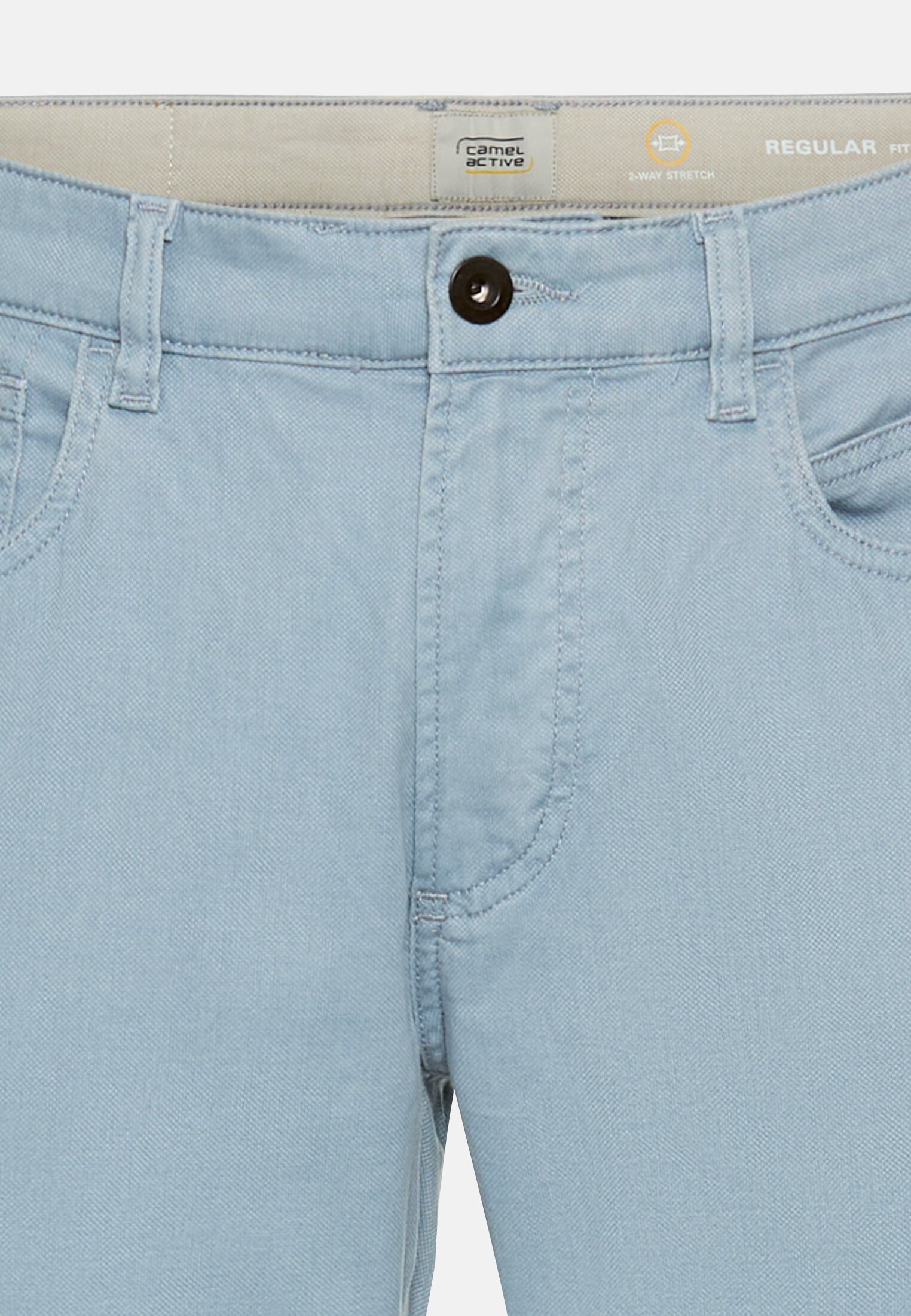 MI_88R51-5F77-43_3G-00 Men Regular Fit 5-pocket trousers Light Blue front close