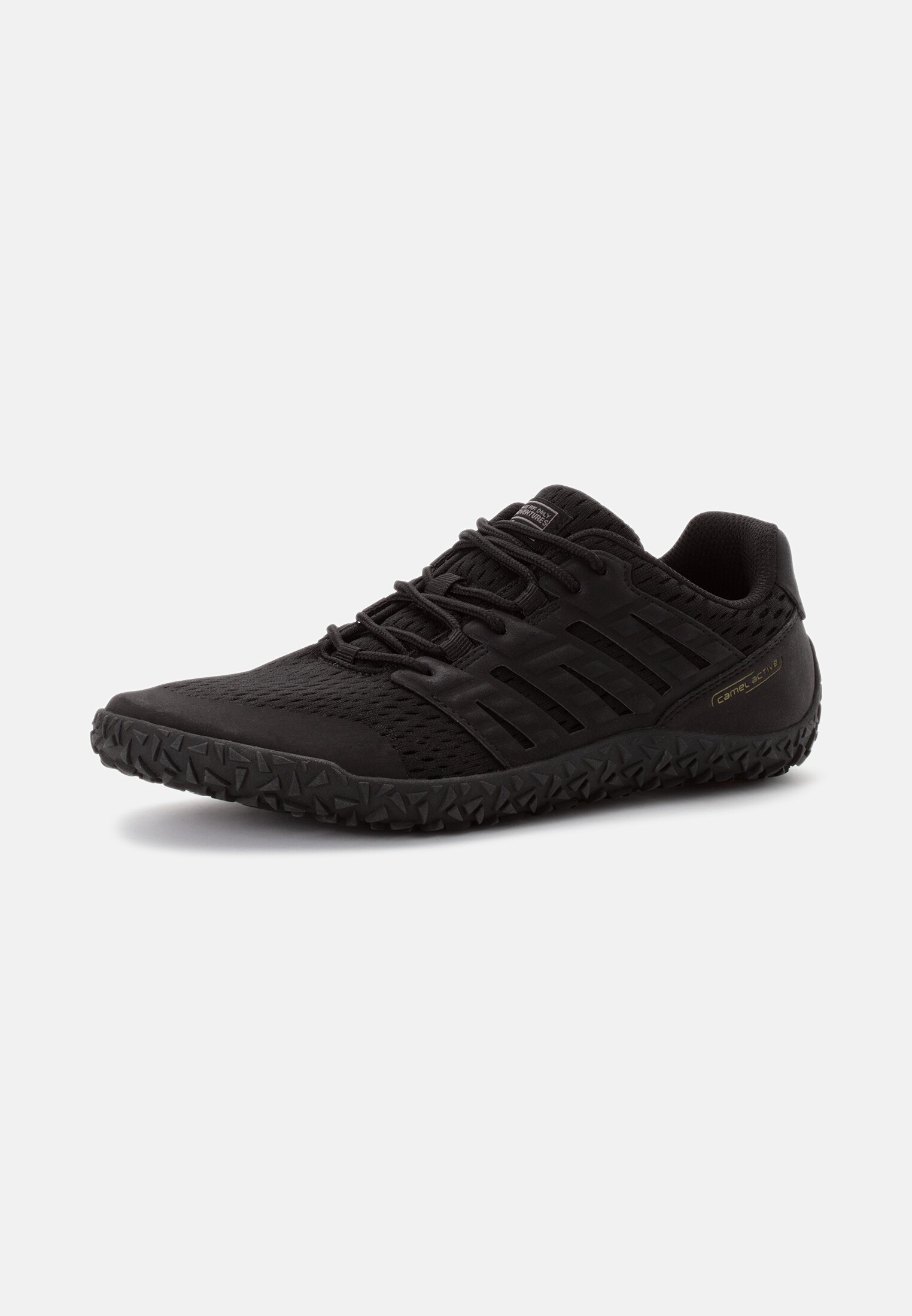 Men Sneakers with a flexible sole Black frontal back